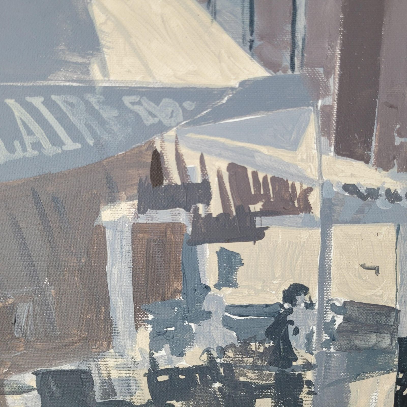 Andrzej Borowskinice II   Xxi Century, Contemporary Acrylic Painting, Landscape, City View2019 photo buy