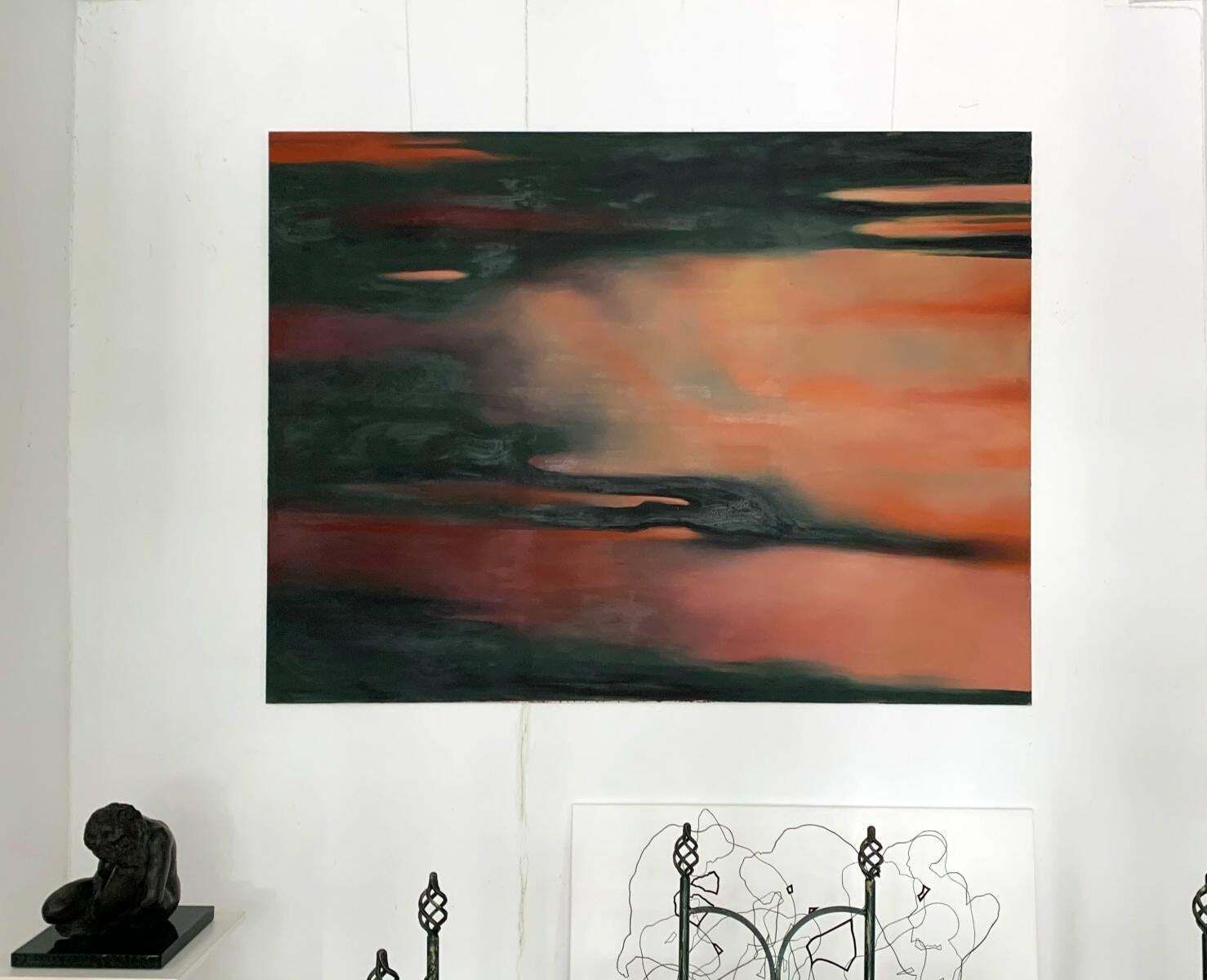 Klaudia Latauntitled. Contemporary Oil Abstract Painting By Polish Young Artist2021 photo furniture