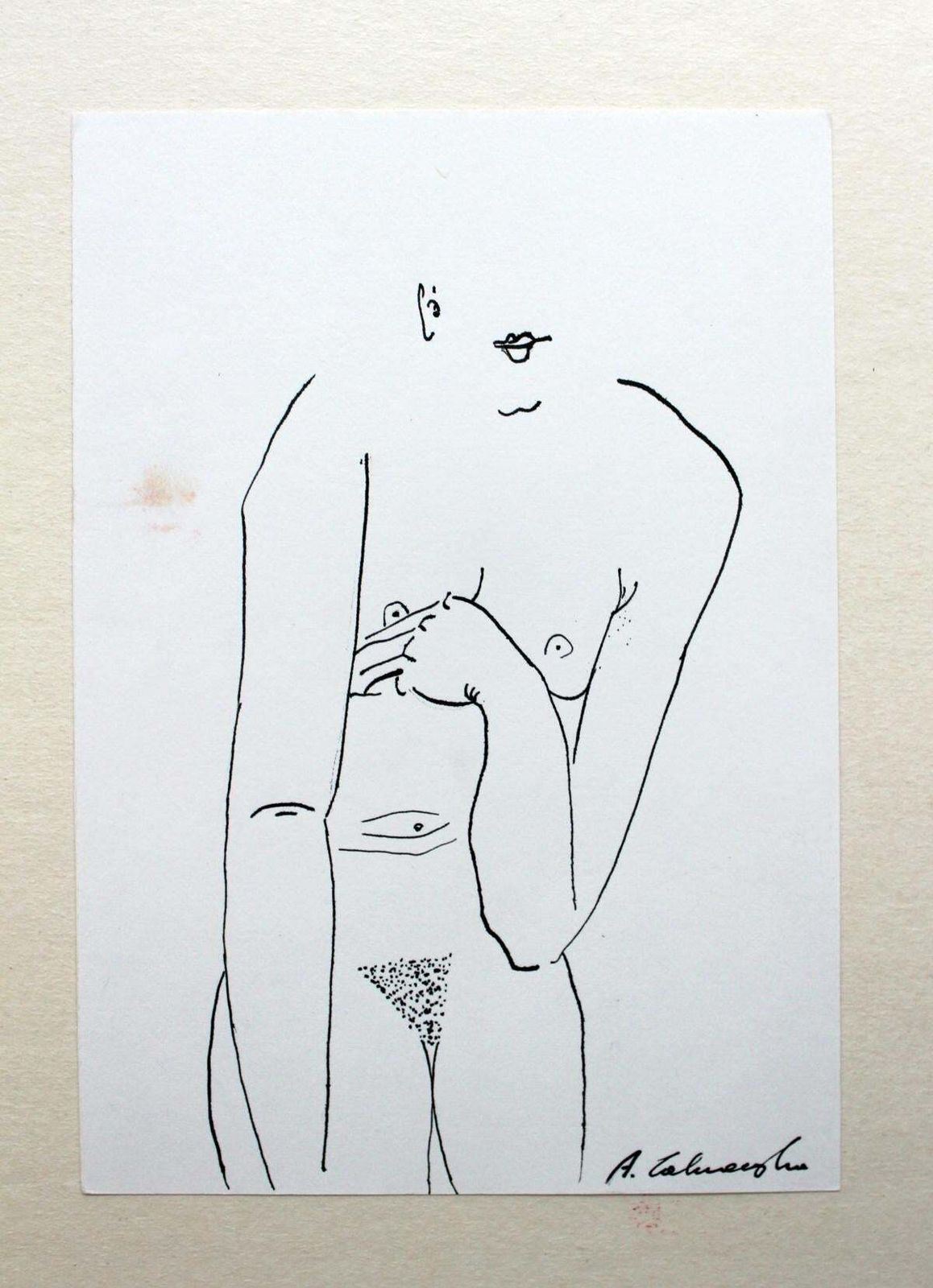 Agnieszka Zakrzewskauntitled   Xxi Century, Contemporary Figurative Ink Drawing, Female Nude2011 photo Art