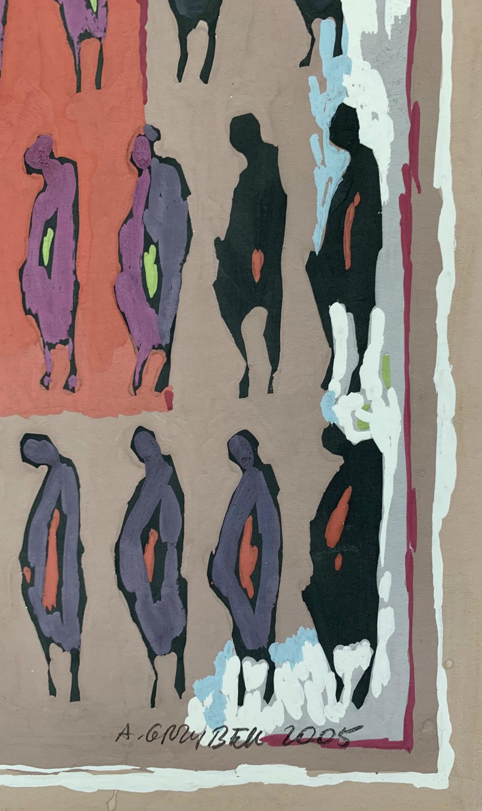Aleksander Grzybekuntitled   Xxi Century, Gouache Painting, Figurative, Portrait2005 photo Art