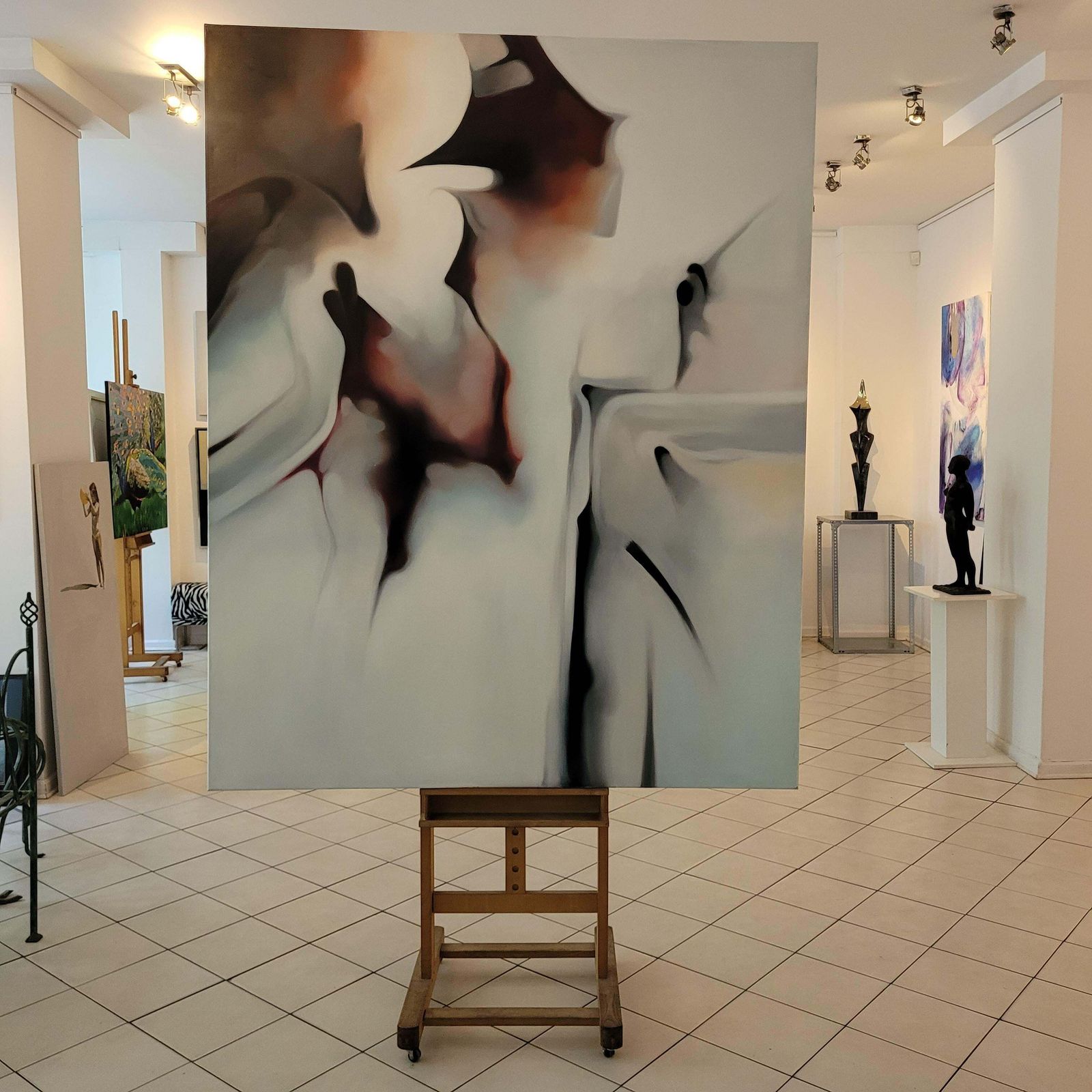 Klaudia Latauntitled. Contemporary Oil Abstract Painting By Polish Young Artist, Big Format2023 photo vinterior