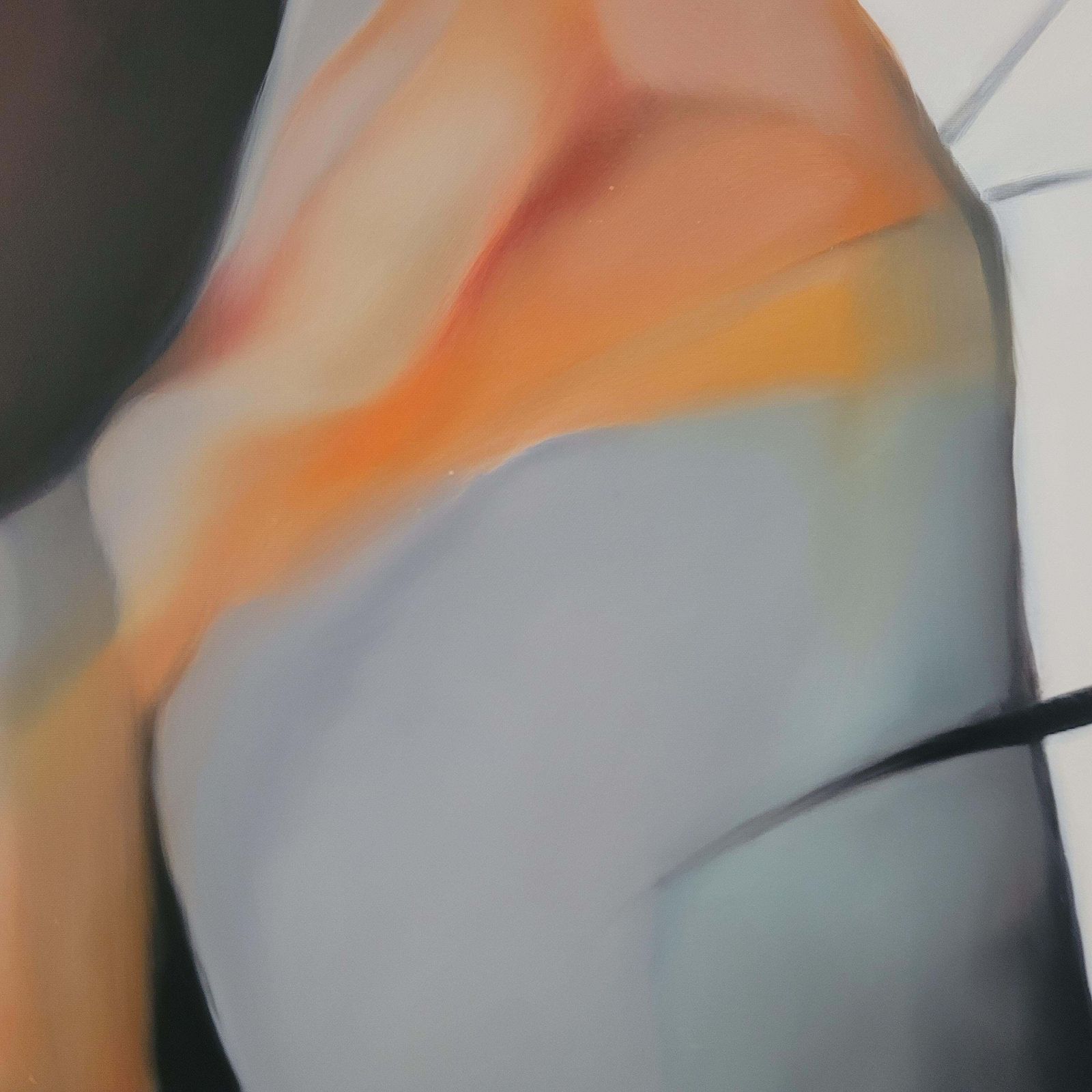 Klaudia Latauntitled. Contemporary Oil Abstract Painting By Polish Young Artist, Big Format2023 photo vintage