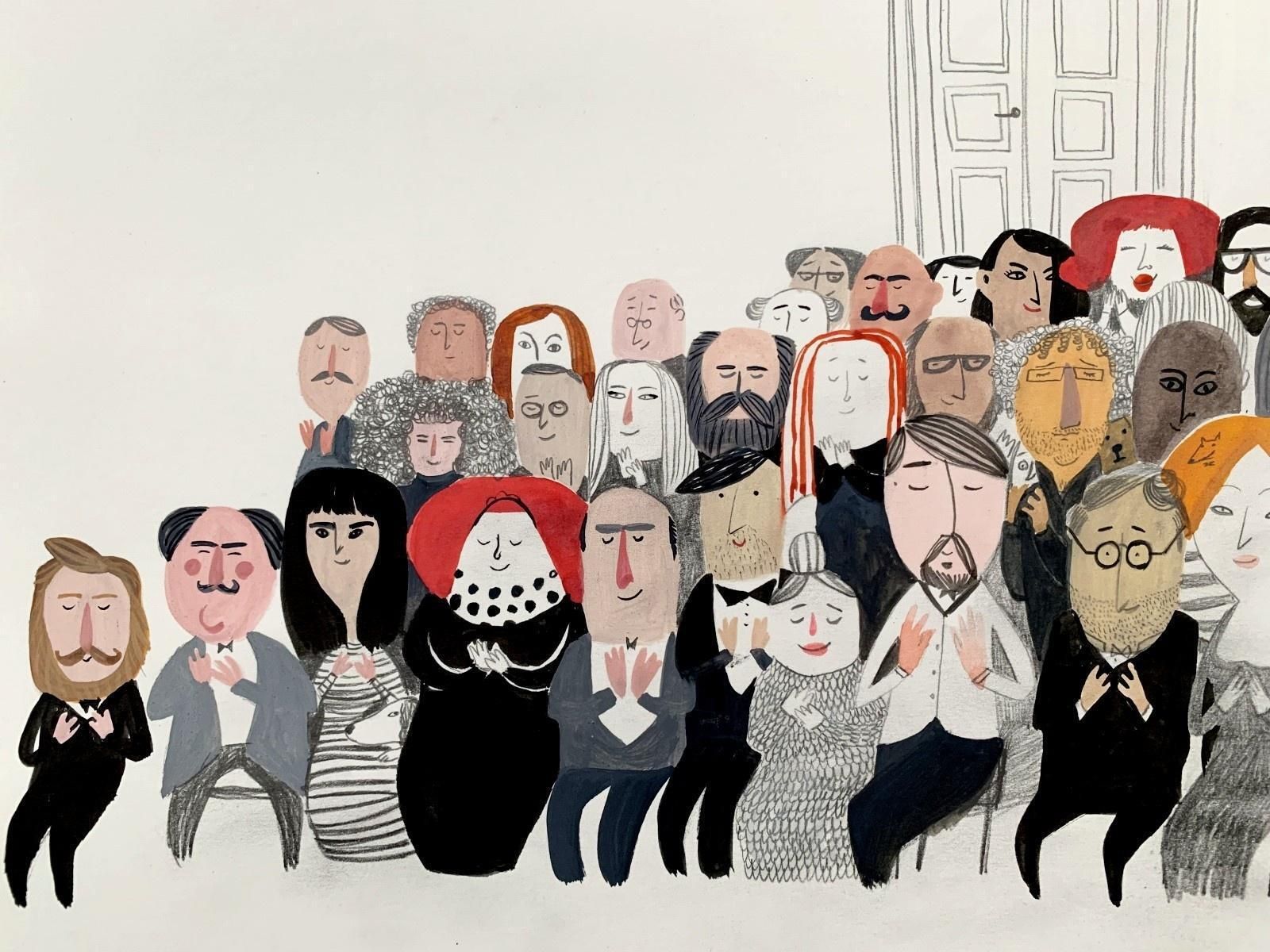 Joanna Rusinekbelvedere For Children   Book Illustration, Polish Artist, Watercolor Painting2015 photo Art