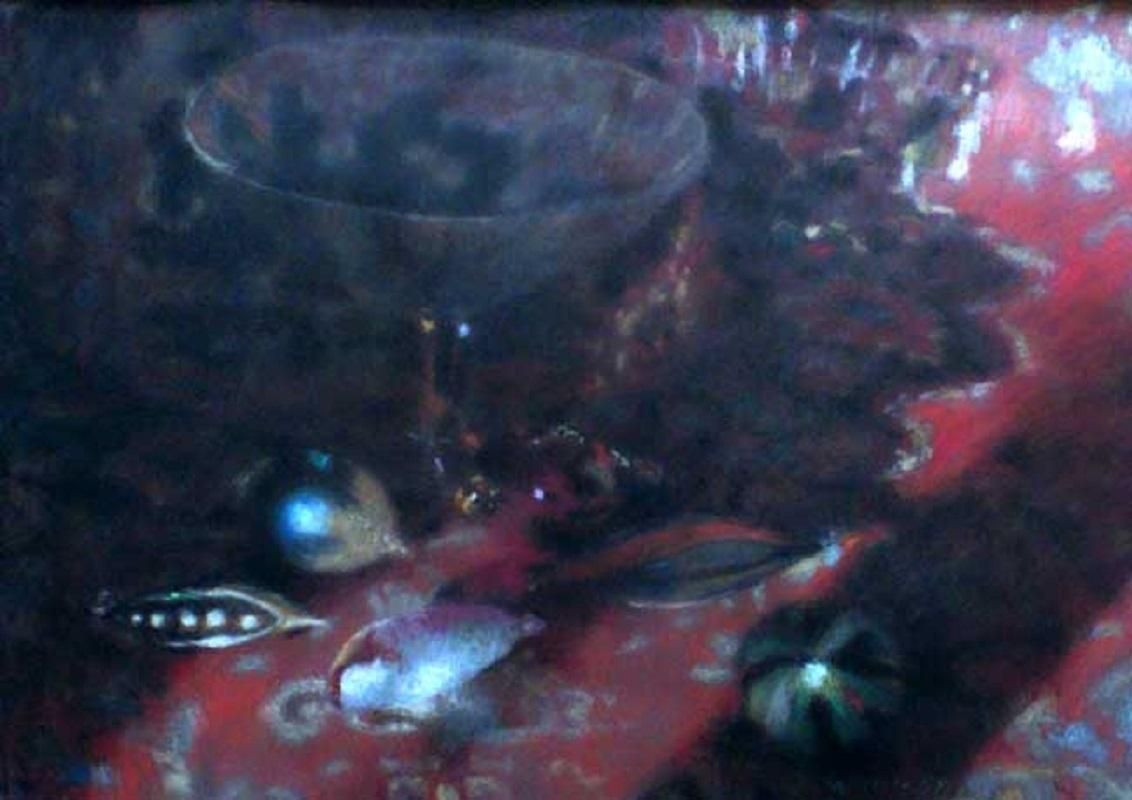 Ewa Pellostill Life   XX Century, Pastel Figurative, Colourful1995