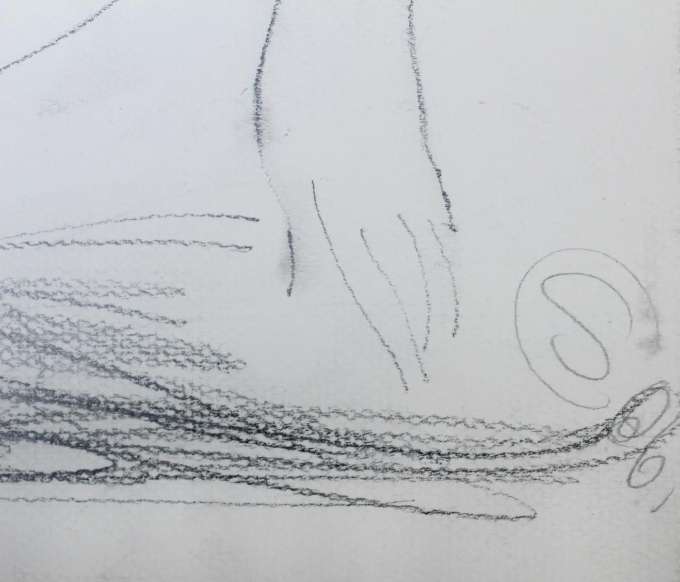 Siergiej Timochownude   Xxi Century, Contemporary Figurative Pencil Drawing On Paper2005 photo for sale