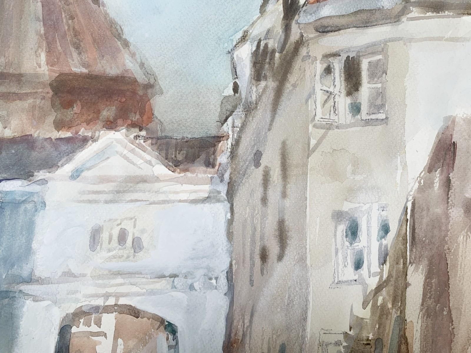 Włodzimierz Karczmarzykwarsaw   Figurative Watercolor, Architecture, Realistic, Classic, Polish Artist2001 photo 850.0