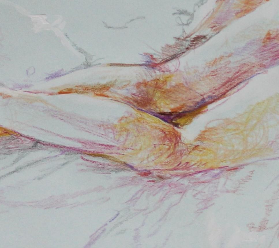 Leszek Zegalskia Nude. Contemporary Drawing, Female Nude, Polish Artist2017 photo for sale