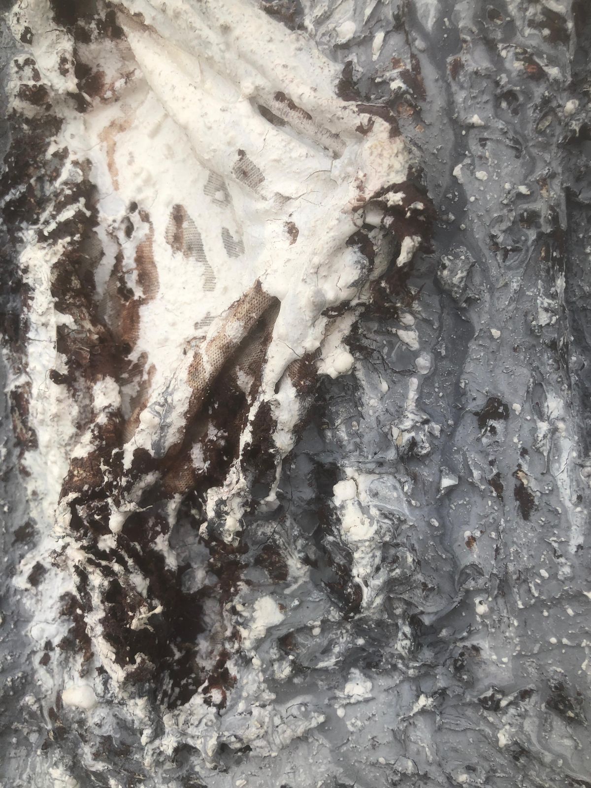 Jose Antonio Herrera Alcazar Material Abstract Oil And Collage Painting 2014 photo Art