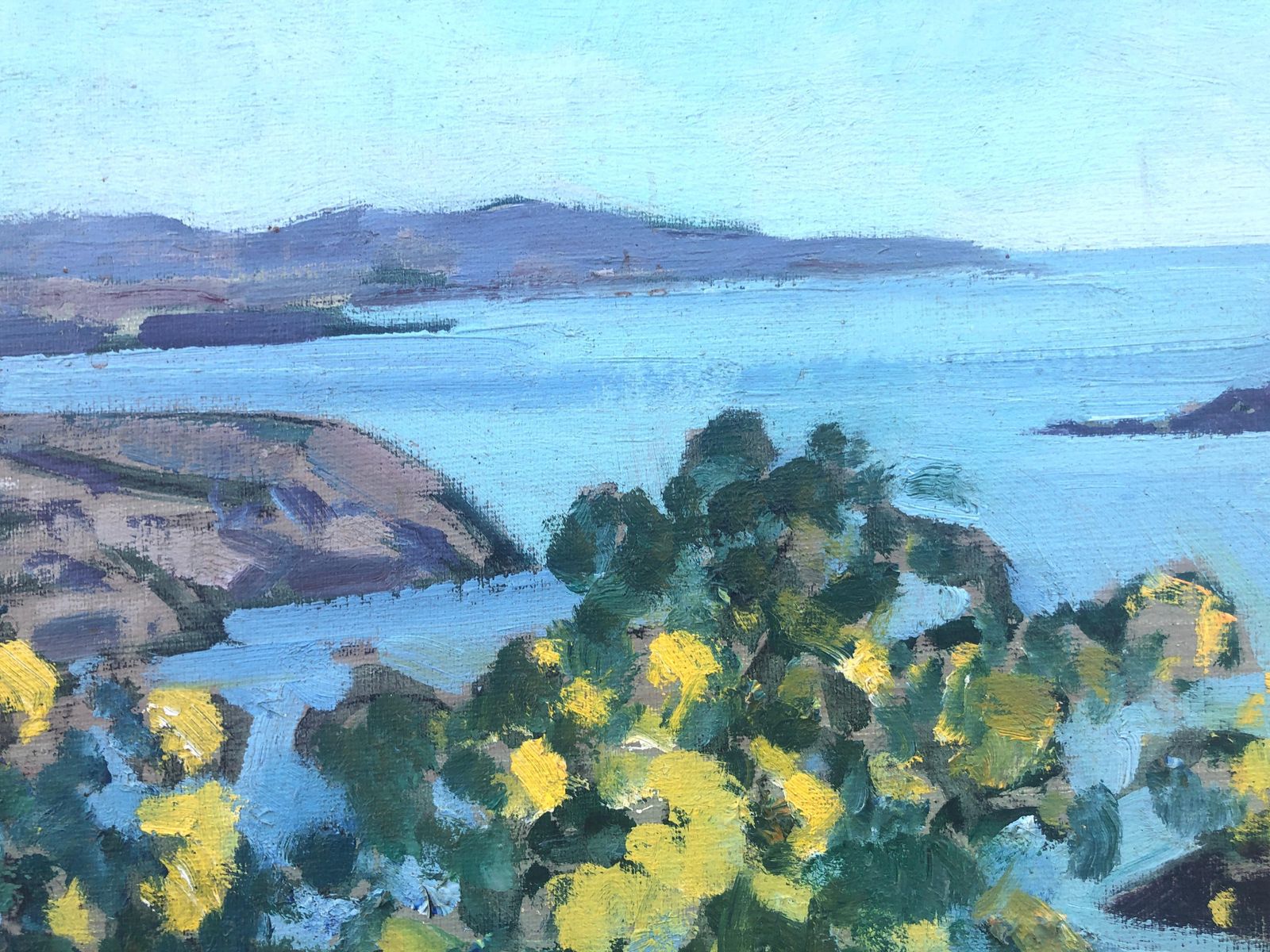 Rafael Duran Benet Costa Brava Olieverfschilderij Spaans Zeegezicht Mediterraan Europese Kunst Ca. 1990 photo 400.0