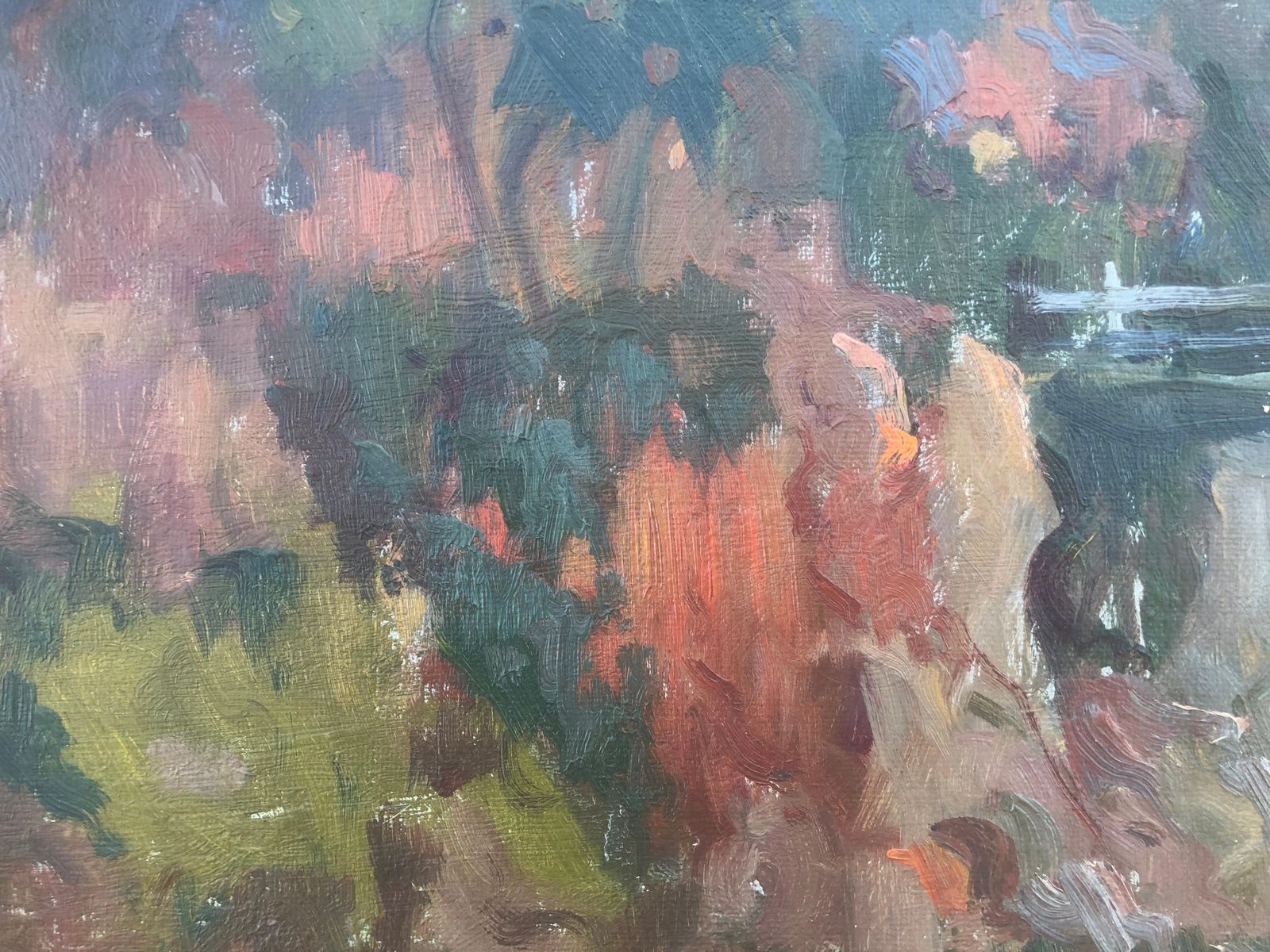 Antonio Sala Herrero Barcelona Spain Oil On Canvas Painting Landscape C.1975 photo buy