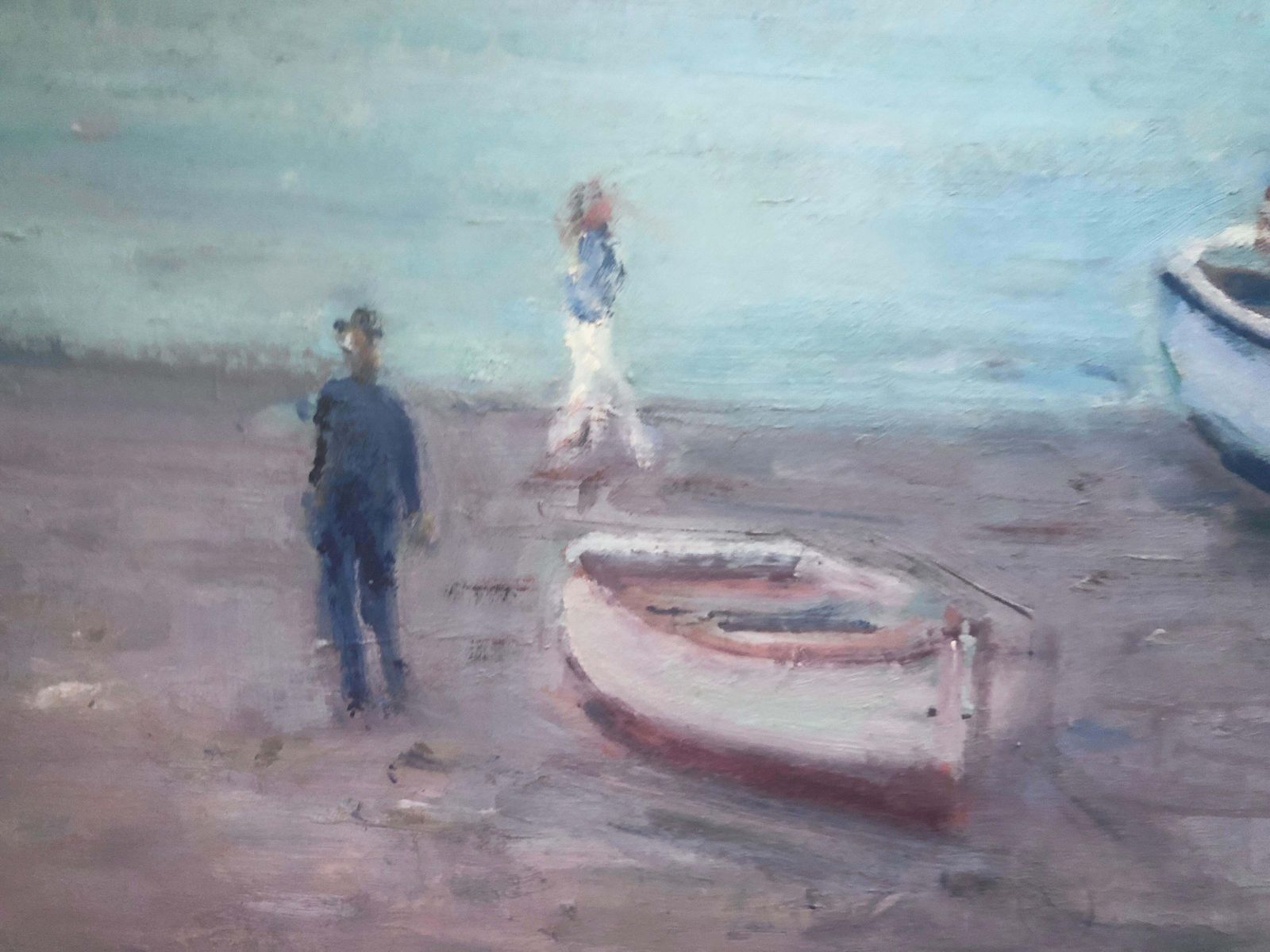 Rafael Duran Benet Cadaques Oil On Board Painting Spain Spanish Seascape C.1990 photo 900.0