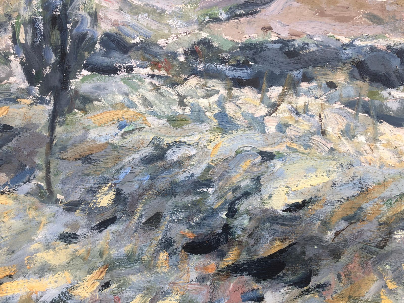 Josep Maria Riera I Aragó – Spaans Landschap, Olieverf Op Doek, 1975 photo Kunst