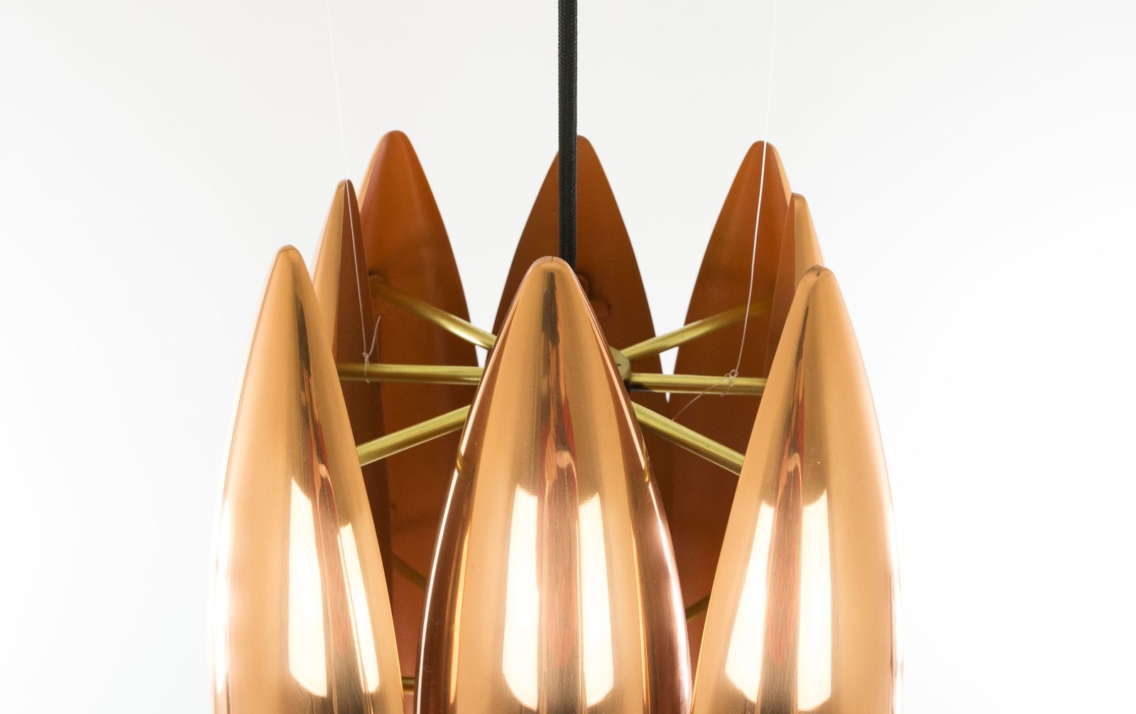 Copper Kastor Pendant By Jo Hammerborg For Fog & Mørup, 1960s photo for sale