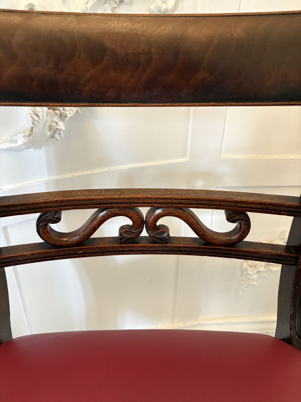 photo furniture Pair Of Antique Quality Mahogany Desk Chairs