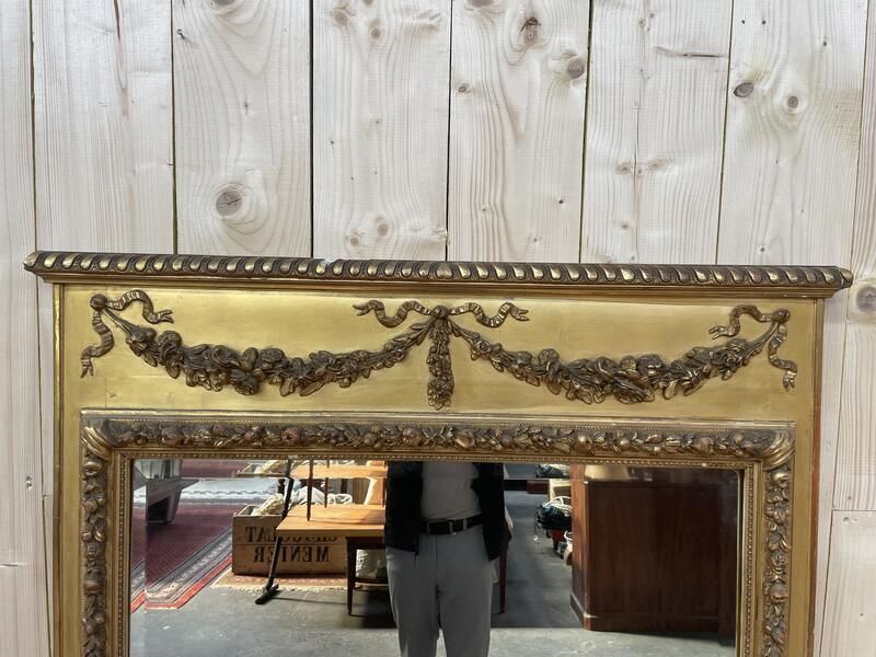 Miroir   Trumeau Style Louis XVI époque  Napoléon III photo furniture