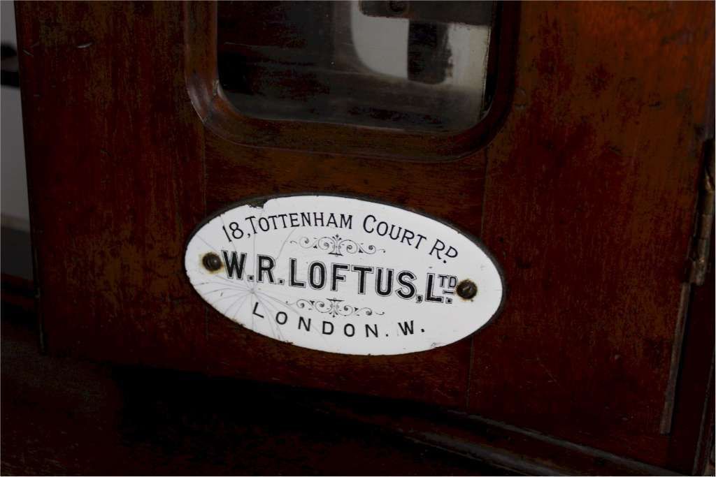 Victorian Mahogany Dispenser By W R Loftus Tottenham Court Road London photo for sale