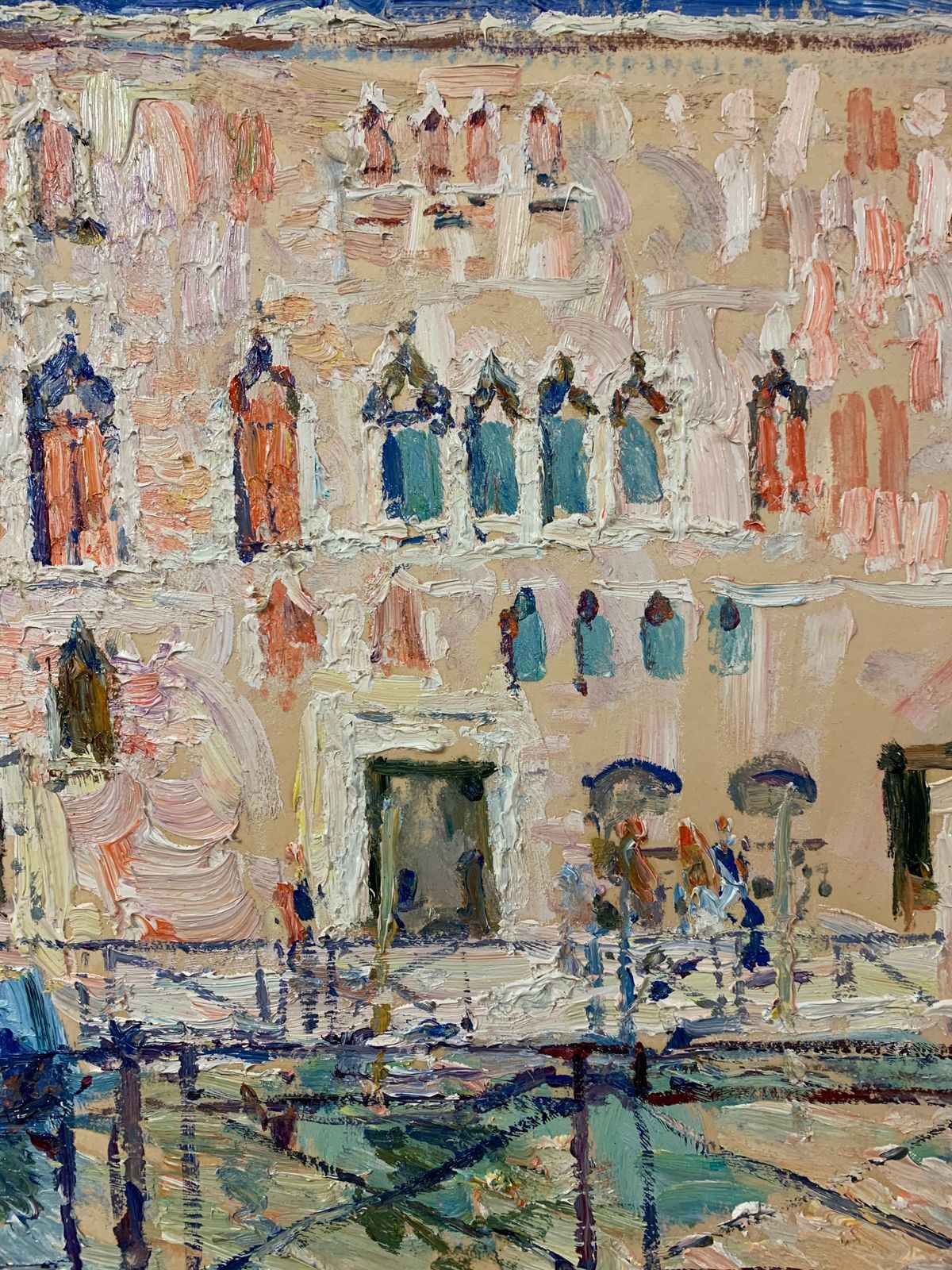 Georgij Moroz"Venice, Grand Canal" Italy, Venice Oil Cm. 60 X 55 1999 photo for sale