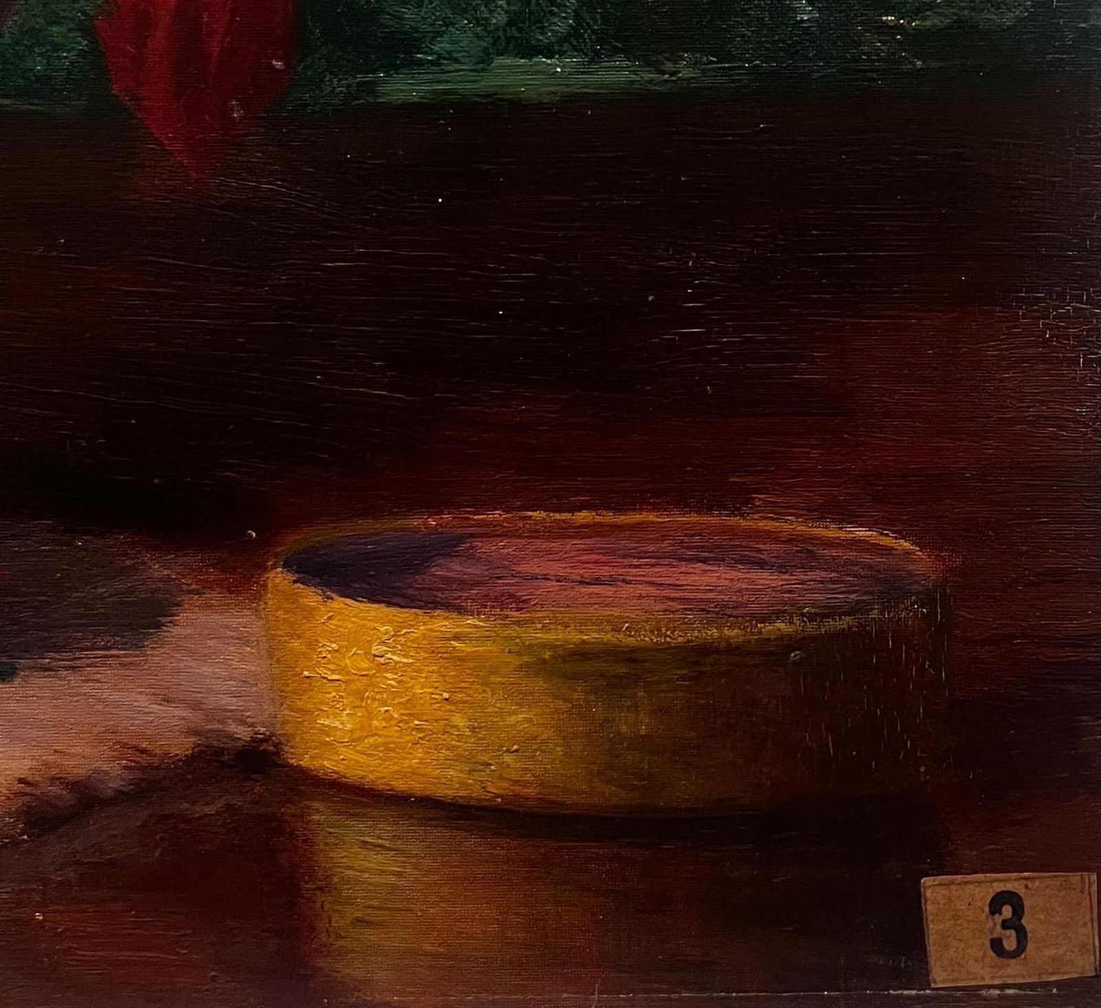 Henry C. Angéniol"Lanternes Du Japon" Olio Cm. 46 X 38 1910 Ca photo vinterior
