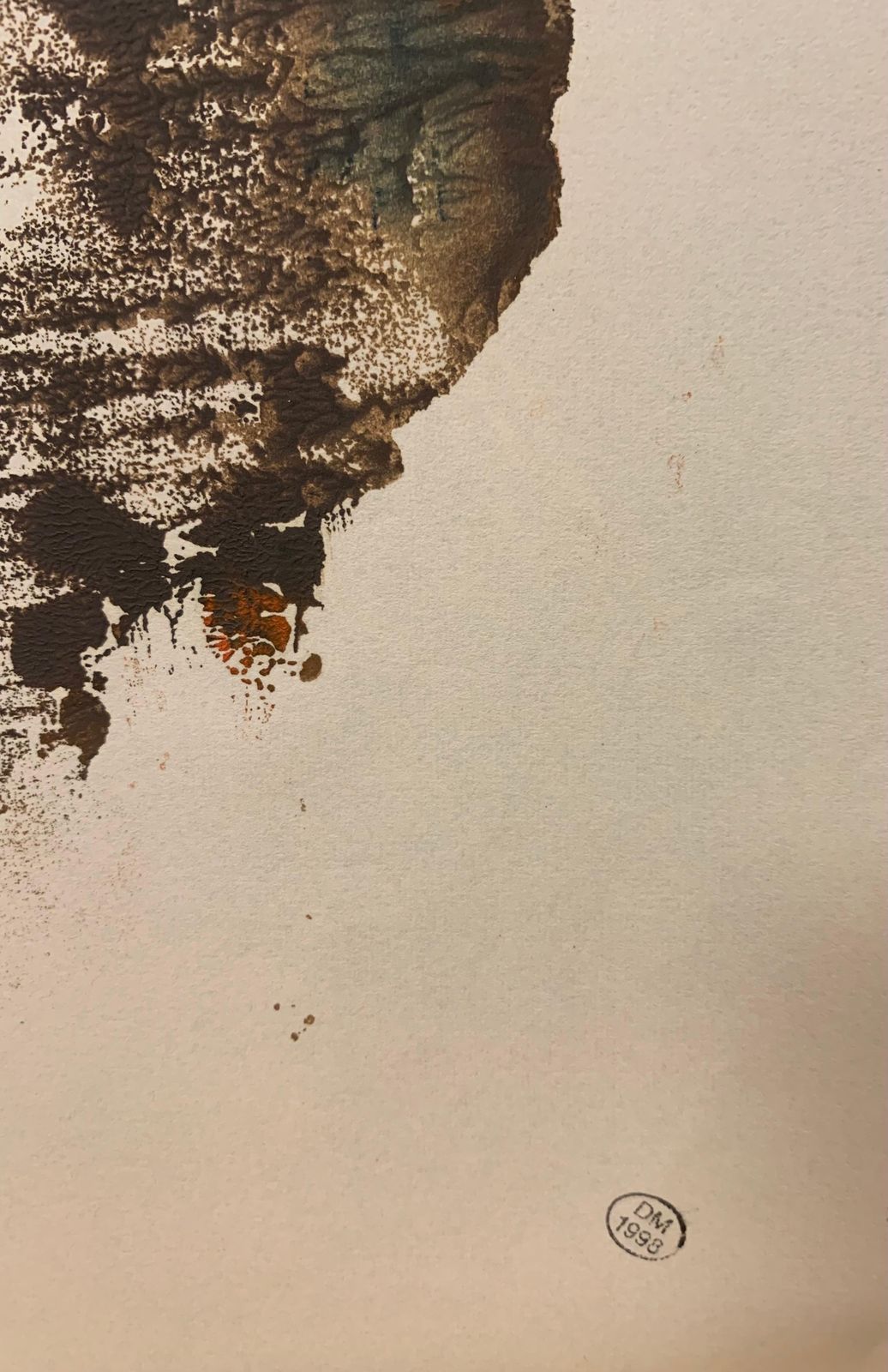 Dora Maar"Abstract Composition" Mixed Media On Paper Cm. 26 X 201950 photo for sale