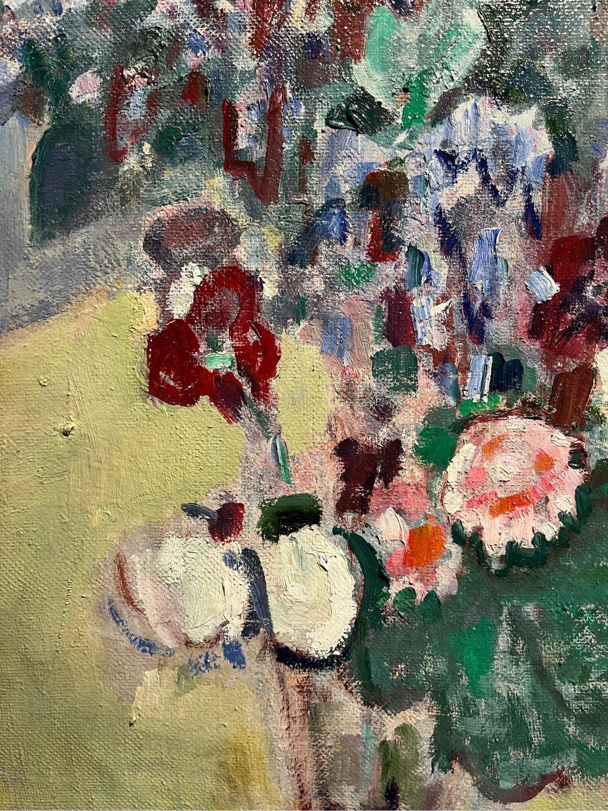 Gleb Savinov"Flowerpot" Oil Cm. 60 X 80 1988 Framed Cm. 80 X 971988 photo buy