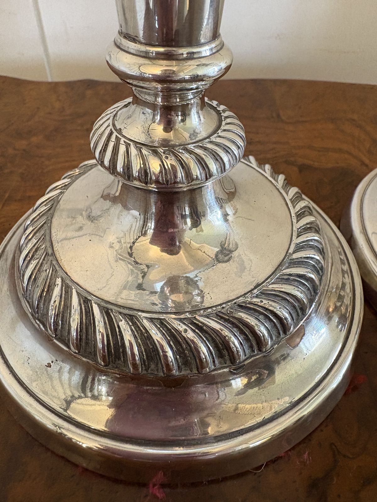 Quality Pair Of Antique 19th Century Silver Plated Candlesticks photo buy
