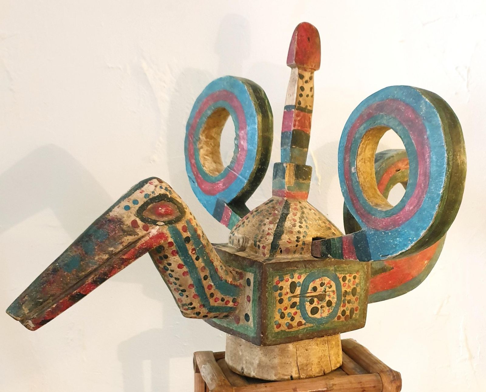 Ibibio Peoplekalao (Great Hornbill) Ibibio Wooden Sculpture, Nigeria. photo for sale