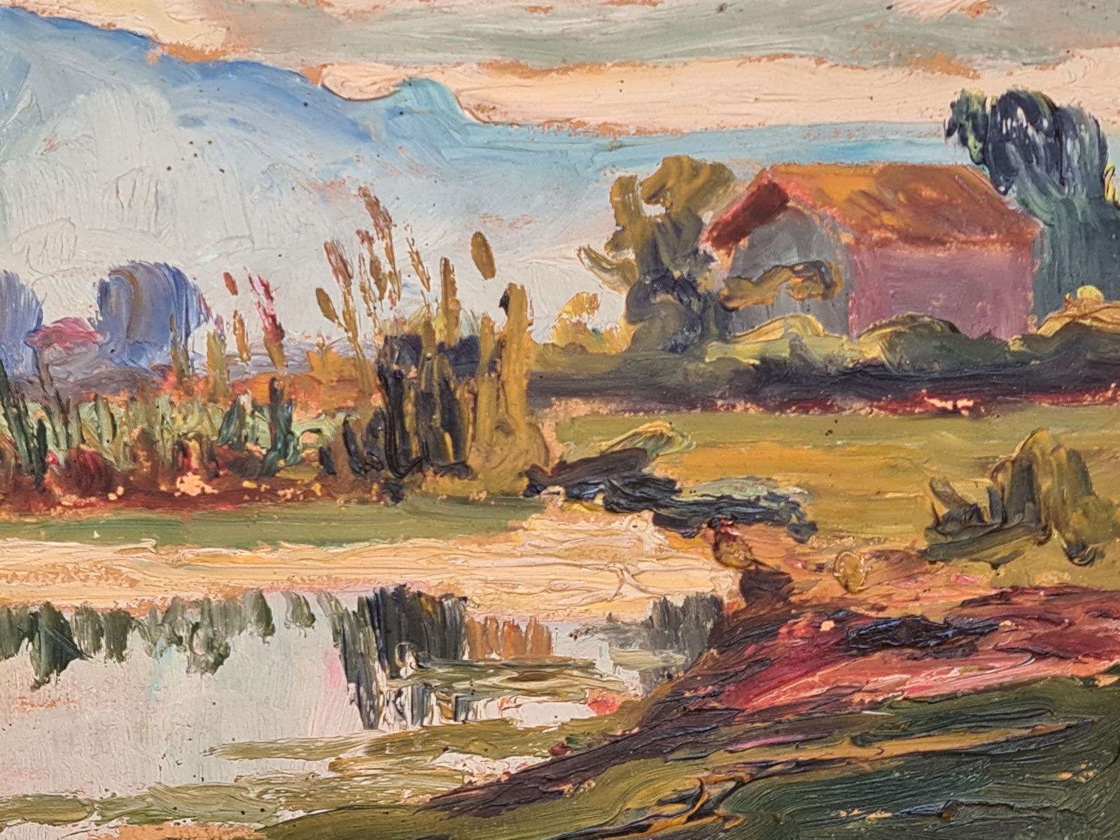G Jouyetbarbizon School Landscape, Le Moucherotte. Oil. photo vinterior