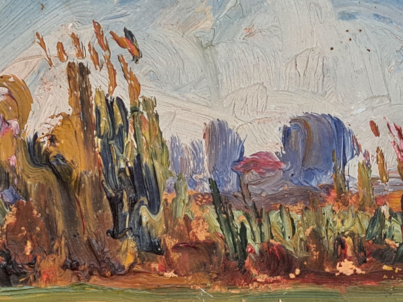 G Jouyetbarbizon School Landscape, Le Moucherotte. Oil. photo buy