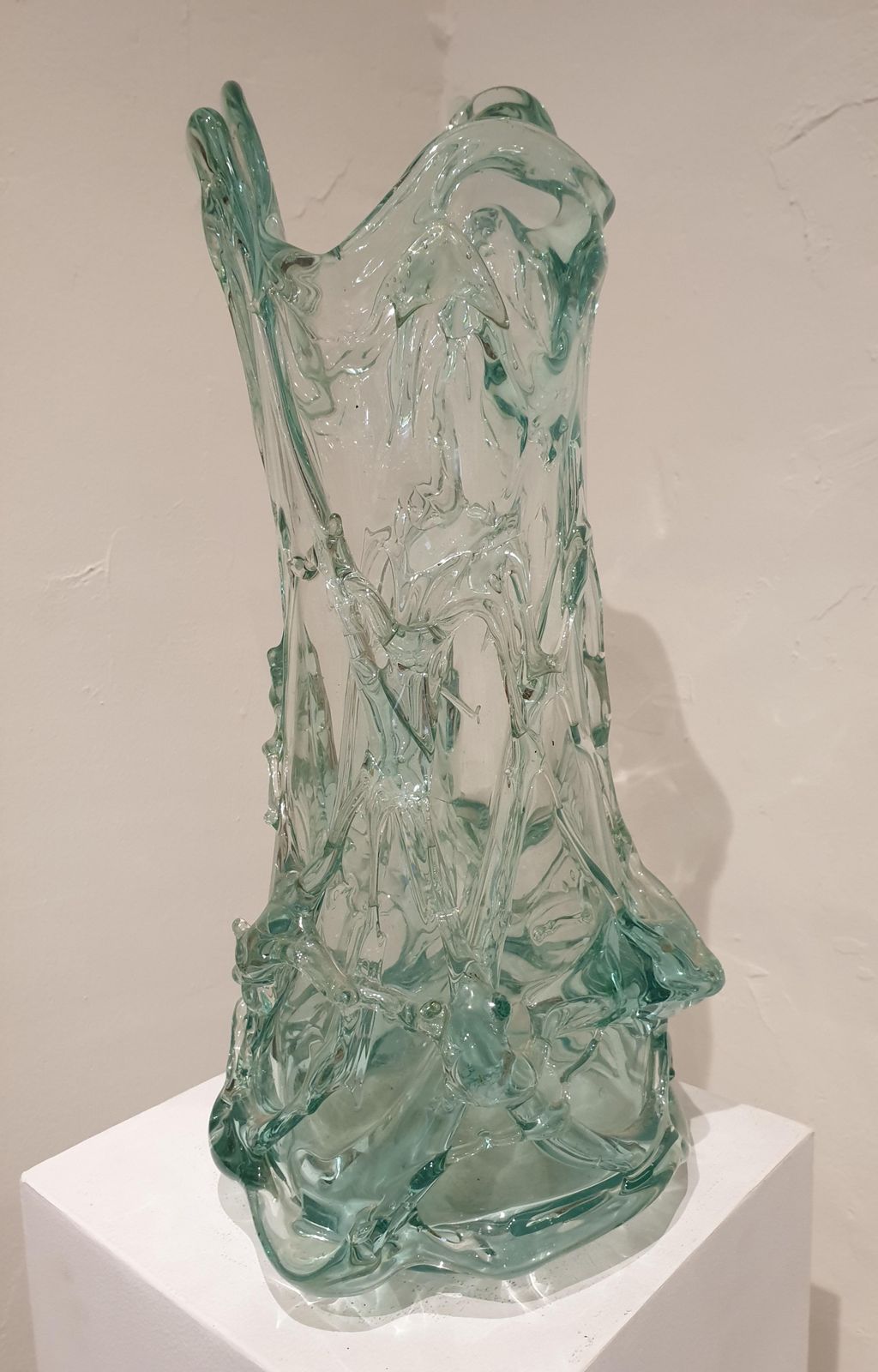 Olivier Guislarge Pair Of Signed Murano Glass Vases.Late 20th Century photo 2378.0