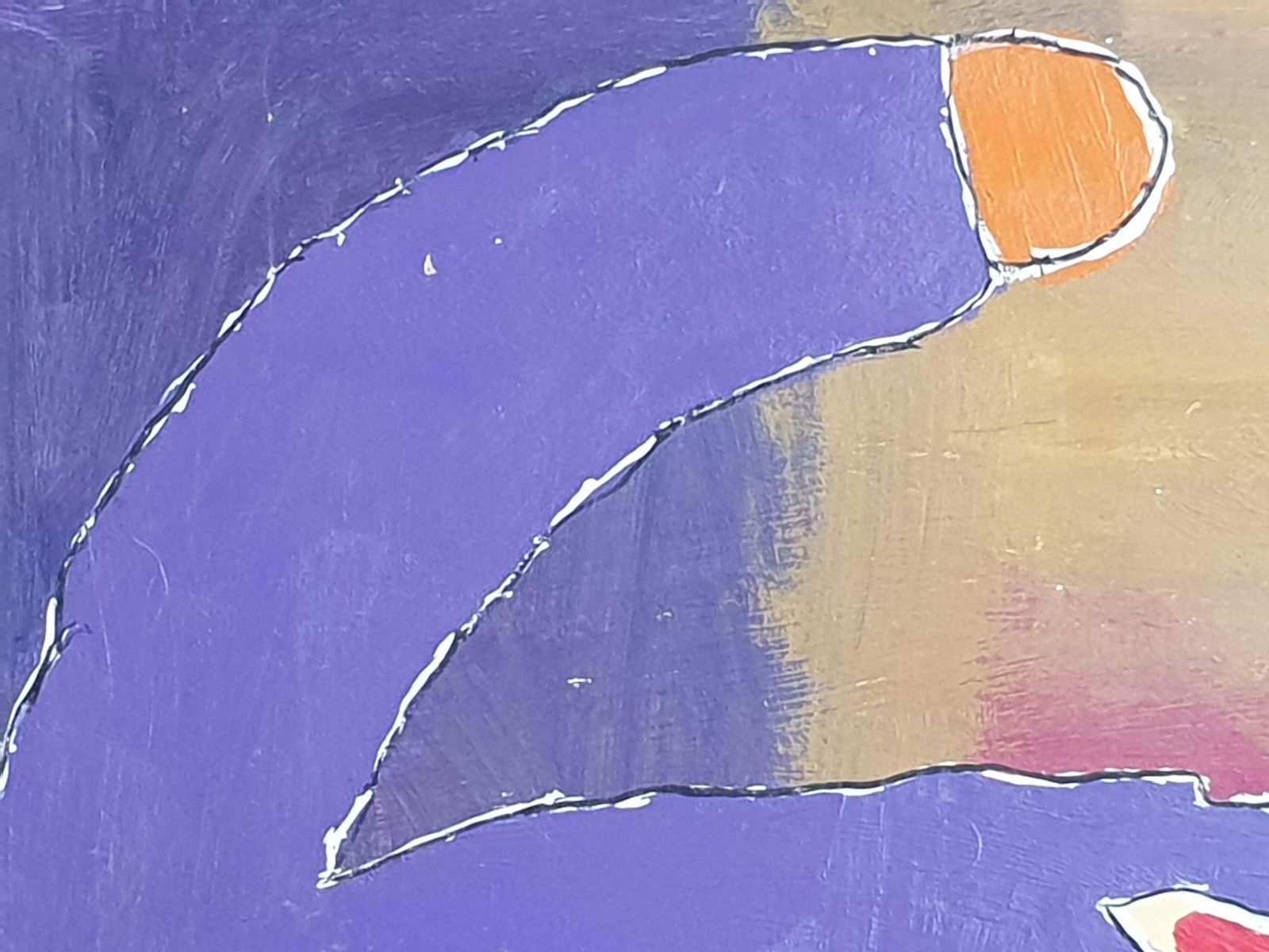 photo buy Gillianwhiskers The Kitten. Contemporary Expressionist Oil On Board.
