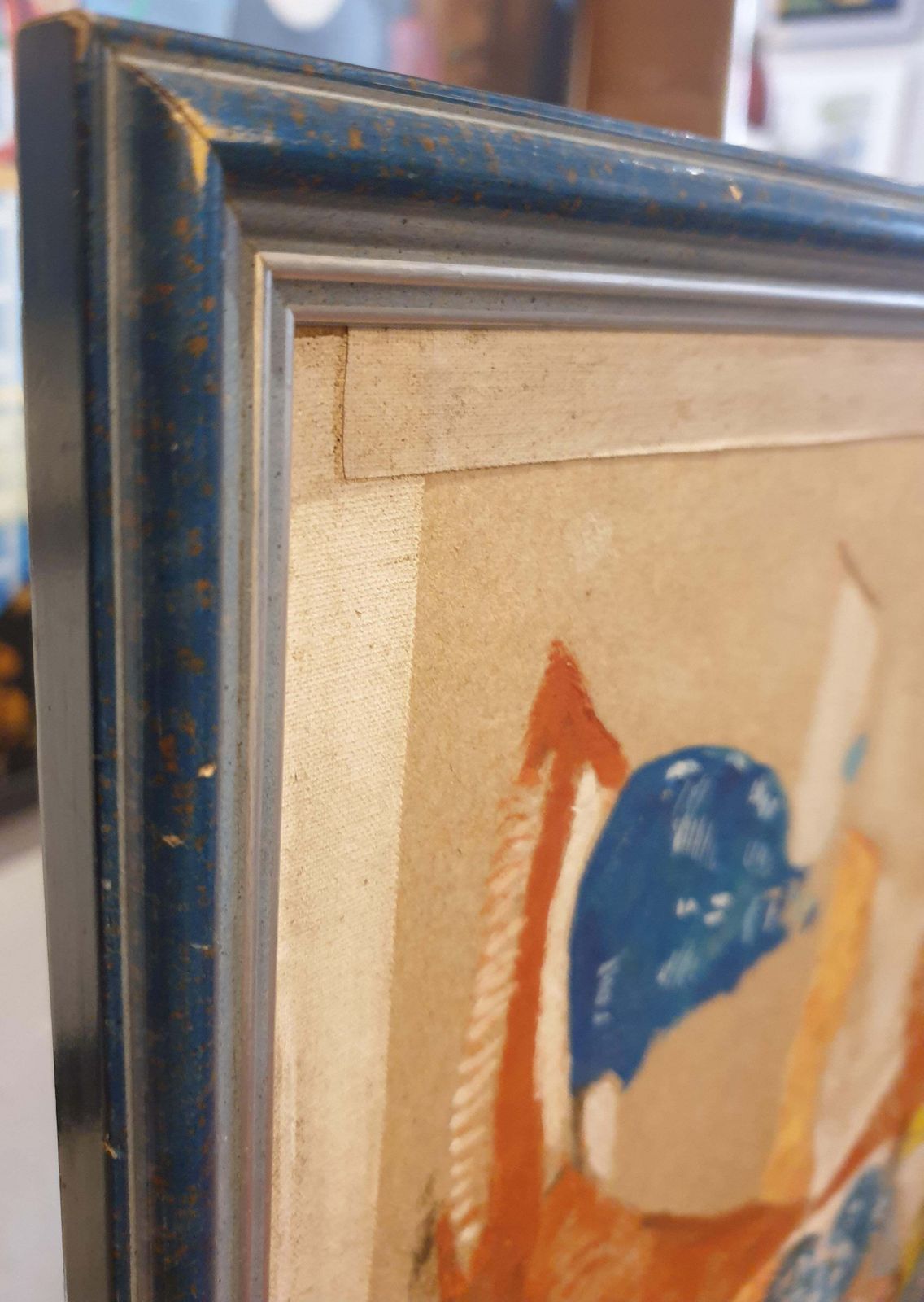 photo buy L Marianila Serenissima, Mid Century Acrylic On Board, Venetian Gondolas.1970s