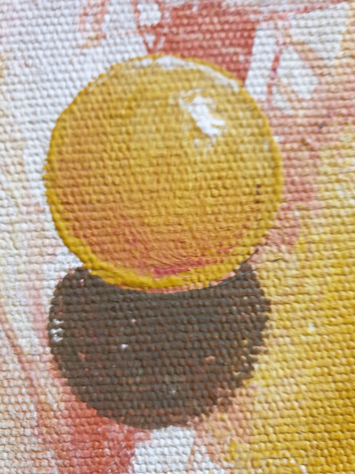 Amadou Cisse Dialate 20th Century Senegalese Abstract Geometric Acrylic On Canvas. 1990s photo Art
