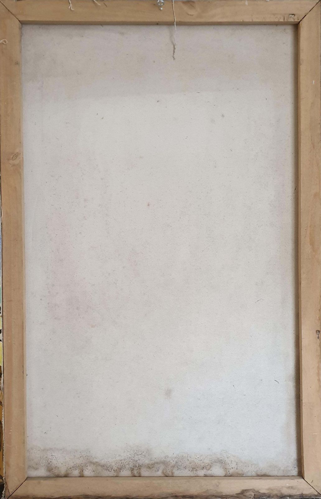 photo vinterior Amadou Cisse Dialate 20th Century Senegalese Abstract Geometric Acrylic On Canvas. 1990s