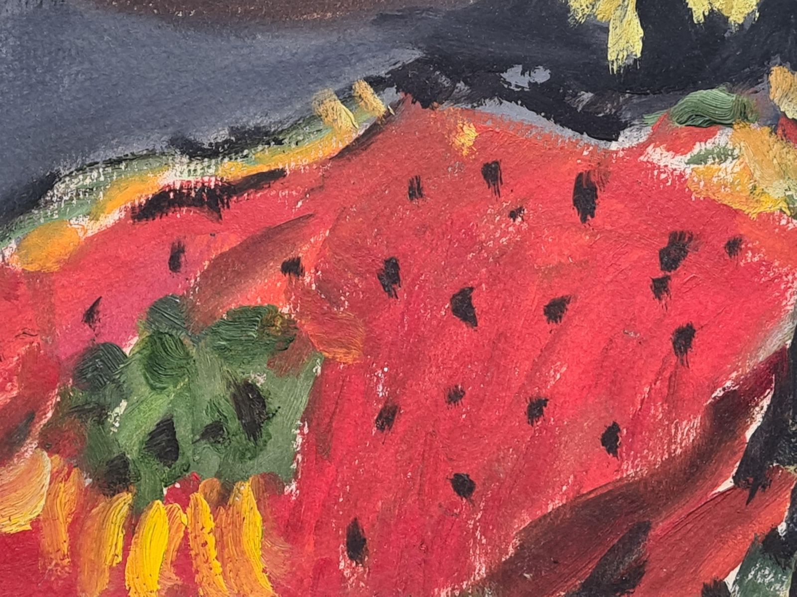 photo for sale Bill Browncolourful Still Life With Fruit And Flowers, 'Nature Mort, Fruits Et Fleurs'1991
