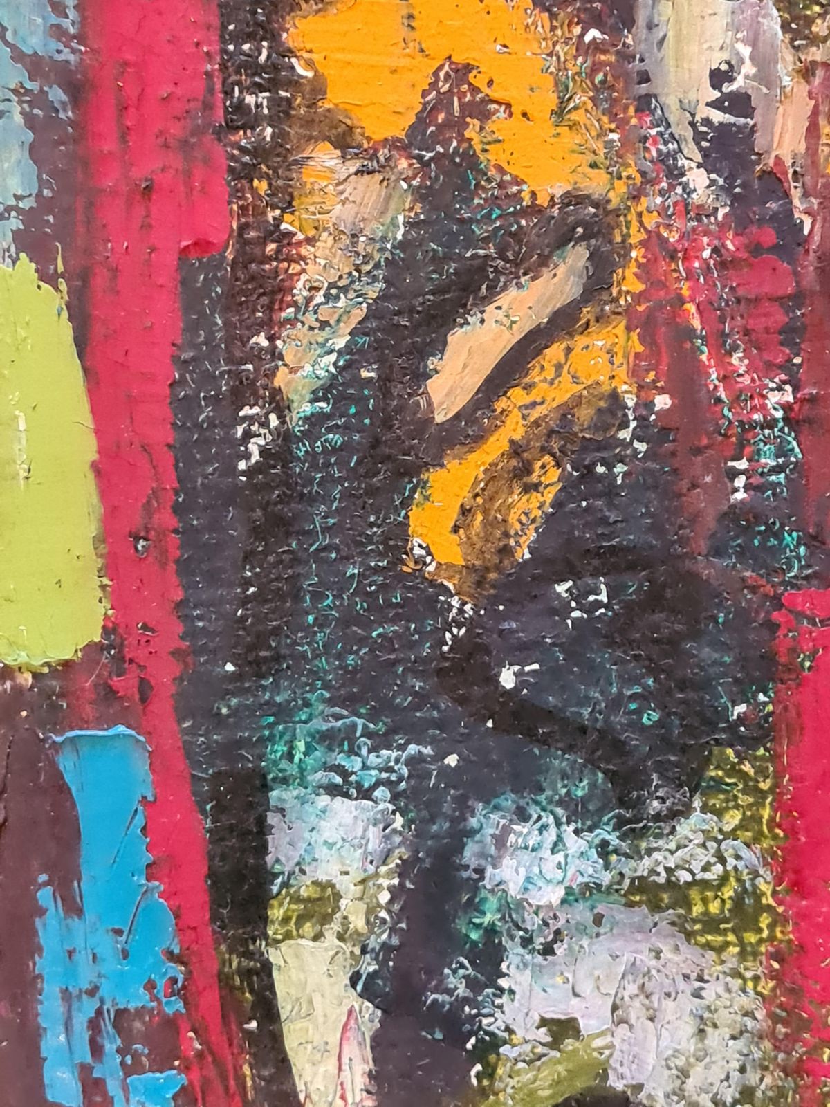 Norbert Palmade'light In The Forest', French Abstract Impressionist Oil On Canvas1986 photo 893.0