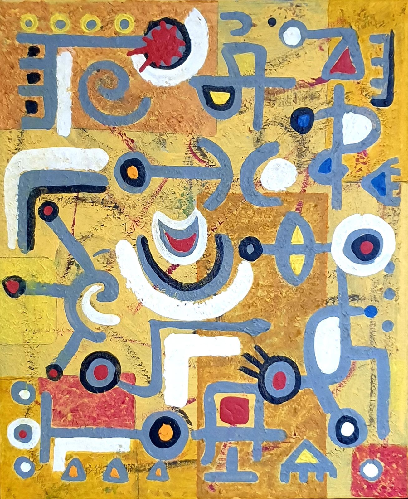Albino Palamara Italian Contemporary Abstract Expressionist. 'Le Origini Linguistiche'.2024