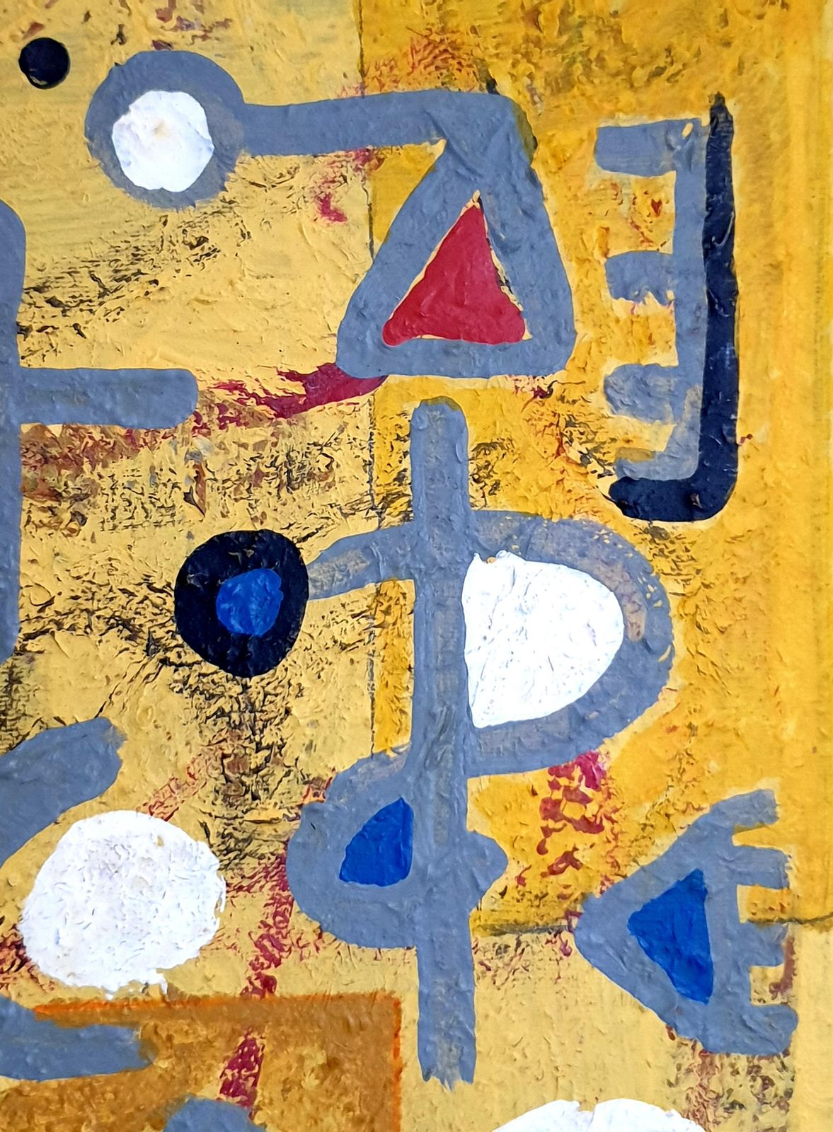Albino Palamara Italian Contemporary Abstract Expressionist. 'Le Origini Linguistiche'.2024 photo vinterior