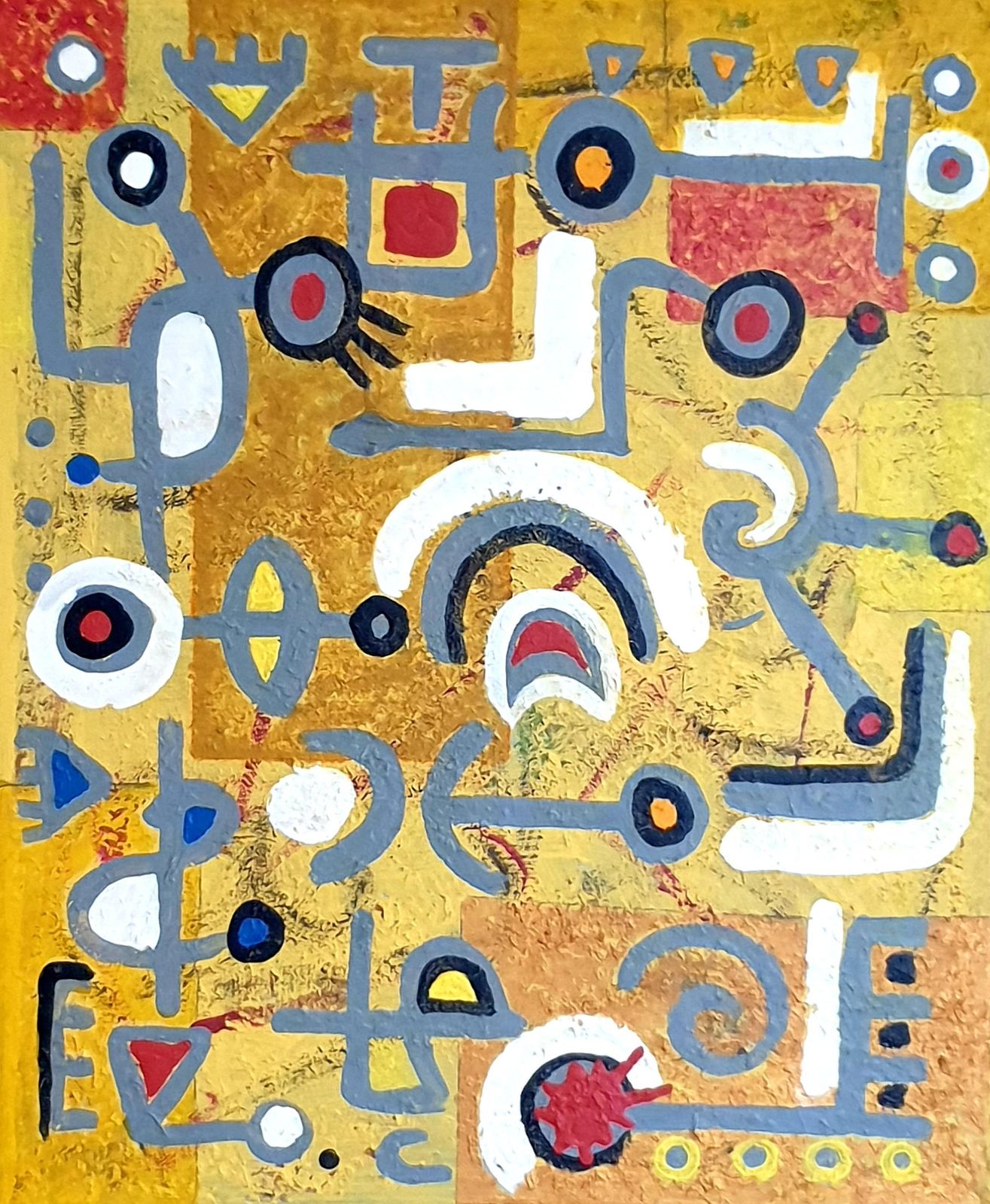 1020.0 Albino Palamara Italian Contemporary Abstract Expressionist. 'Le Origini Linguistiche'.2024 photo