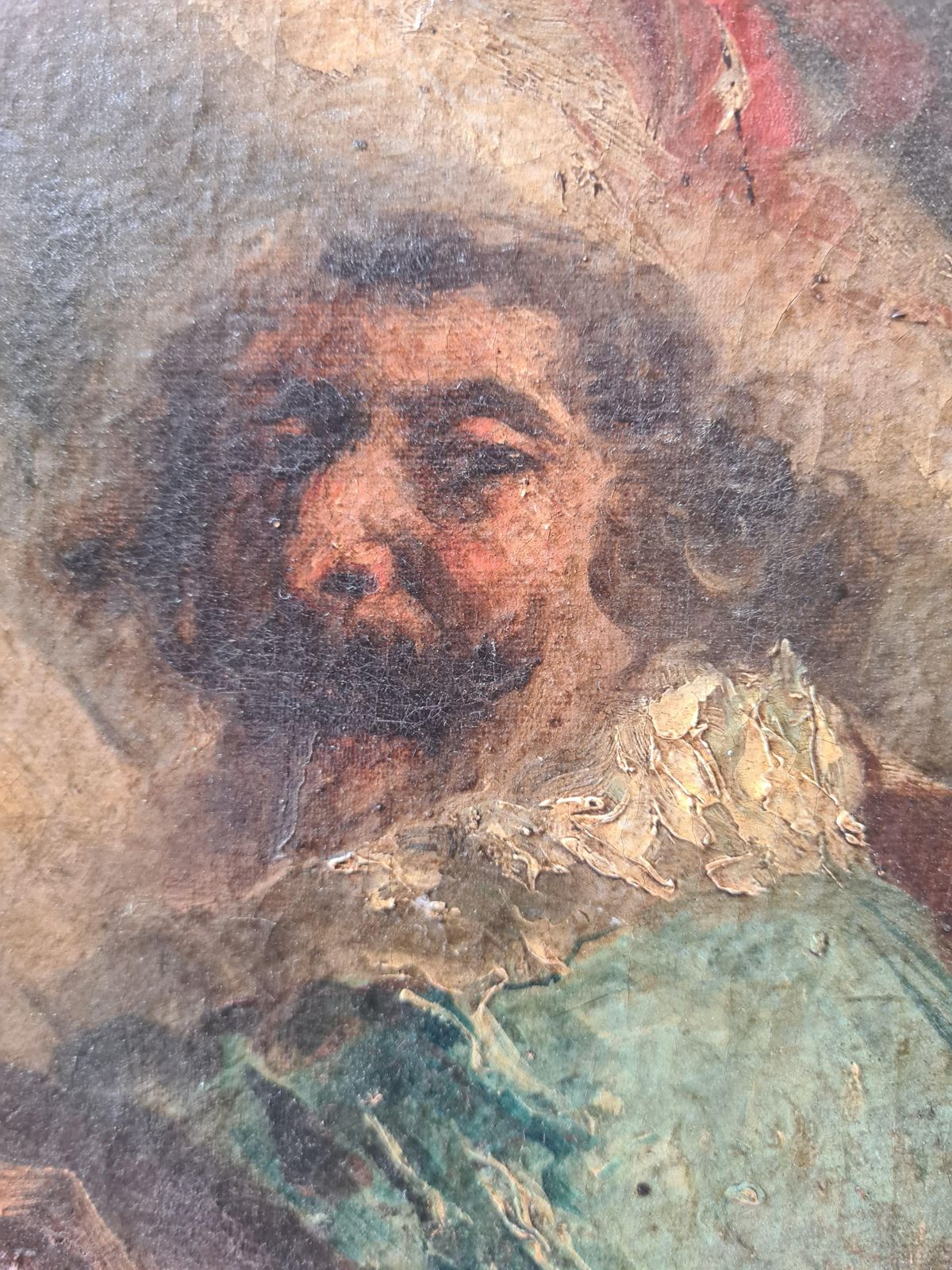 Baroque Style Oil Portrait, The Laughing Cavalier, Follower Of Frans Hals photo furniture
