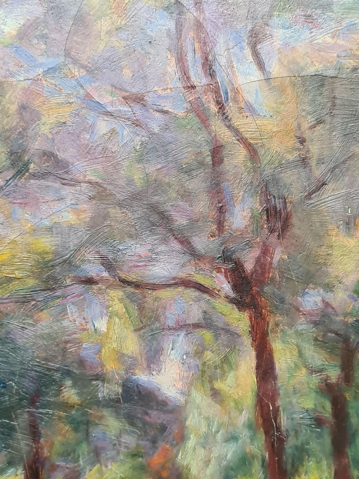 Lucien Mignonfrench Impressionist, A Clearing In The Woods, Close Circle Pierre August Renoir1935 photo vintage