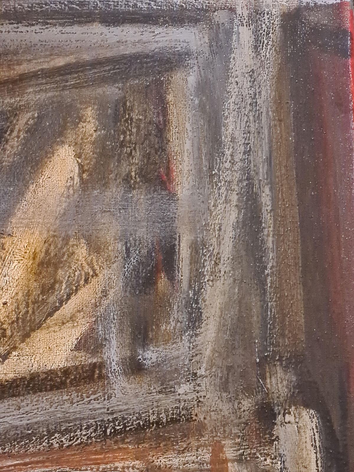 Stuart Mackenzie'her', A Large Glasgow School Oil Painting Portrait On Canvas.1990s photo vinterior