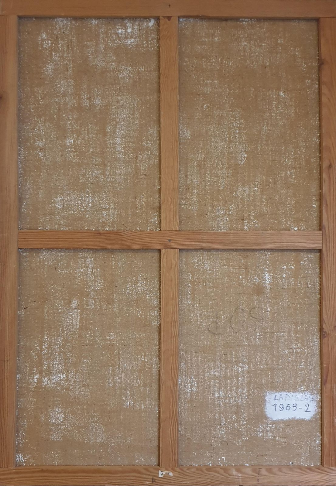 photo buy Jean Louis Ladislas Mid Century French Abstract Expressionist Oil On Canvas.1969