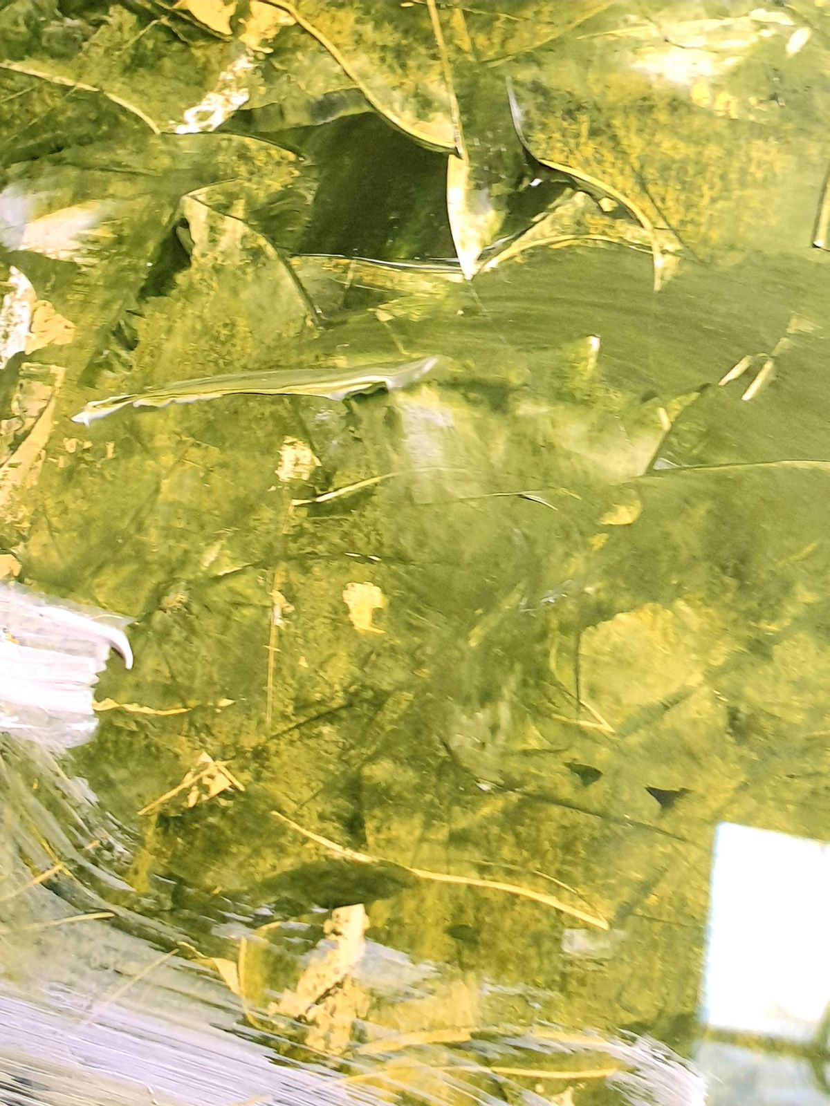 photo vintage Christian Manoury Contemporary Abstract Expressionist Acrylic On Paper, 'Hommage To Debussy'.2024