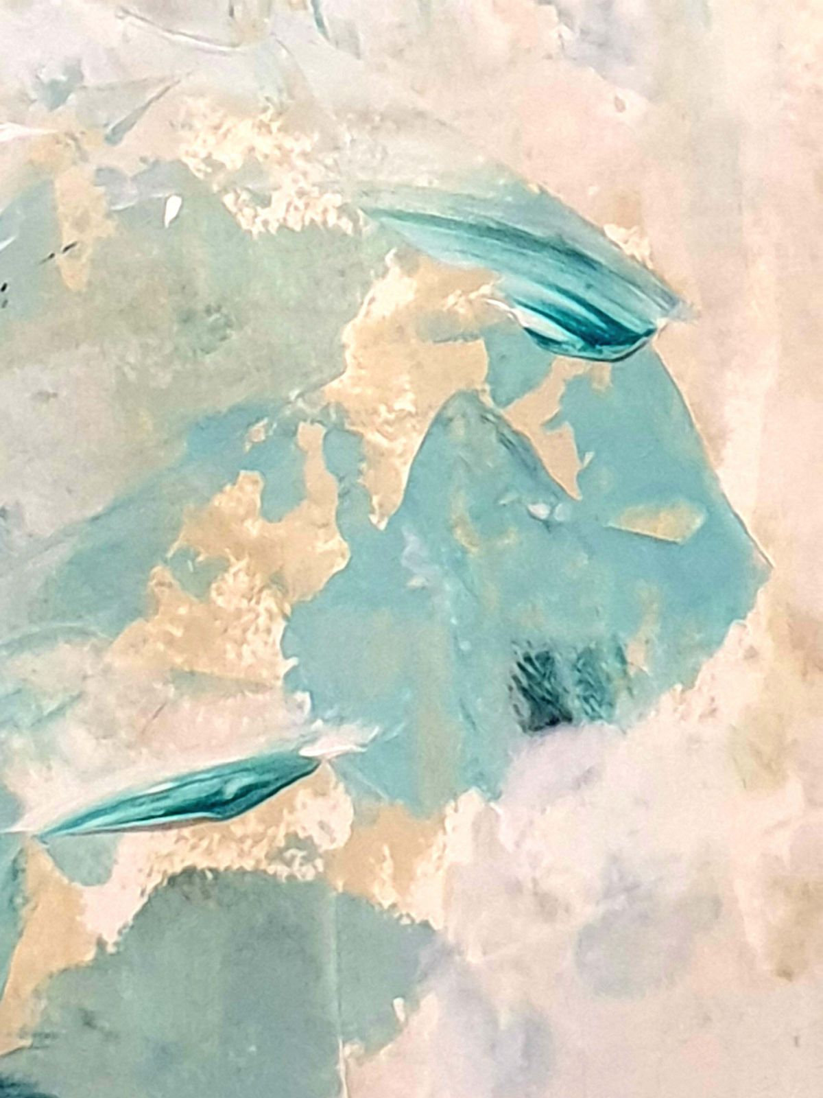 photo for sale Christian Manoury Contemporary Abstract Expressionist Acrylic On Paper, 'Hommage To Debussy'.2024