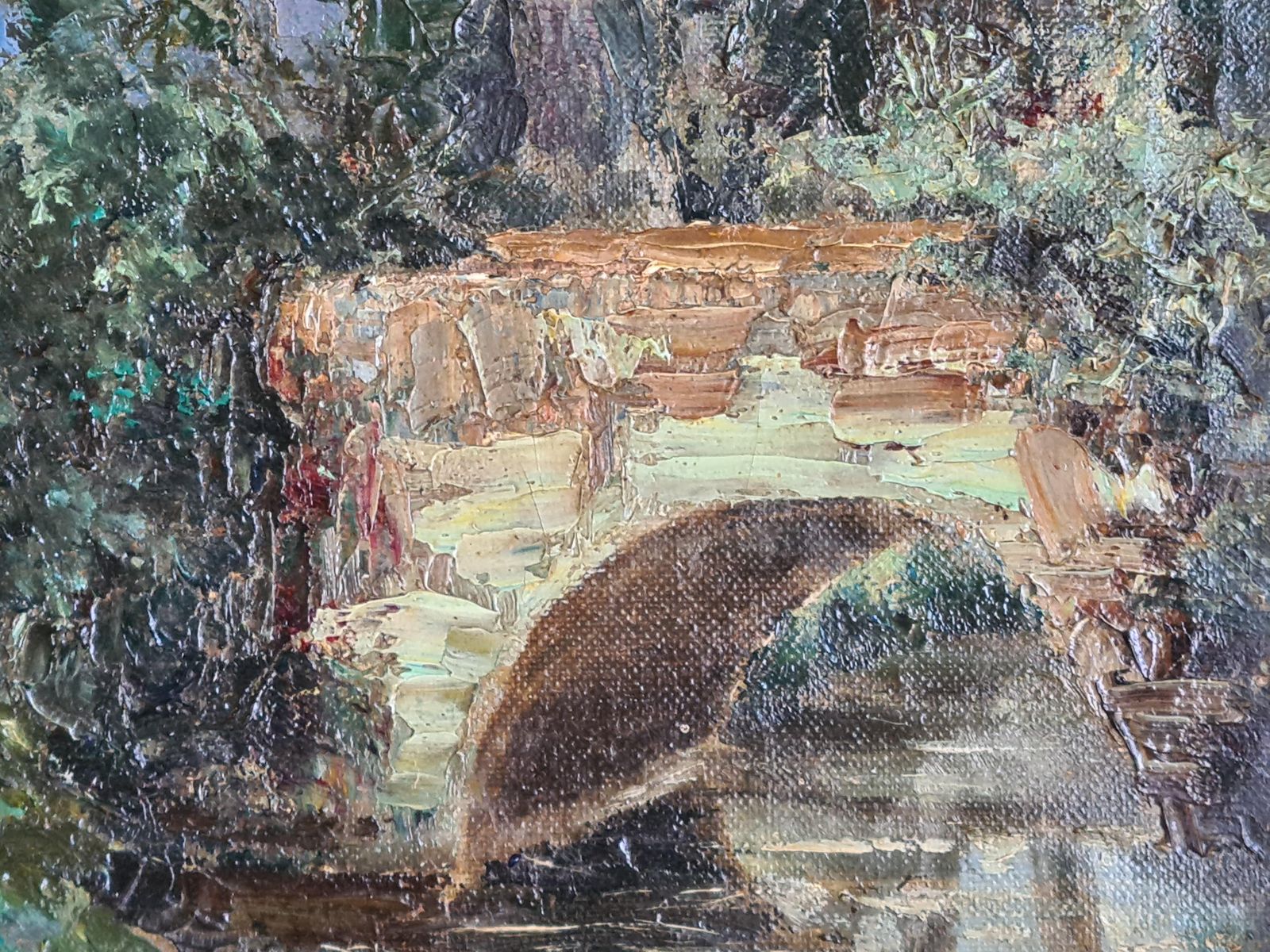 M Legrand De Cthe River Bridge, Barbizon School, Circle Of Jean Baptiste Camille Corot1860s photo Art