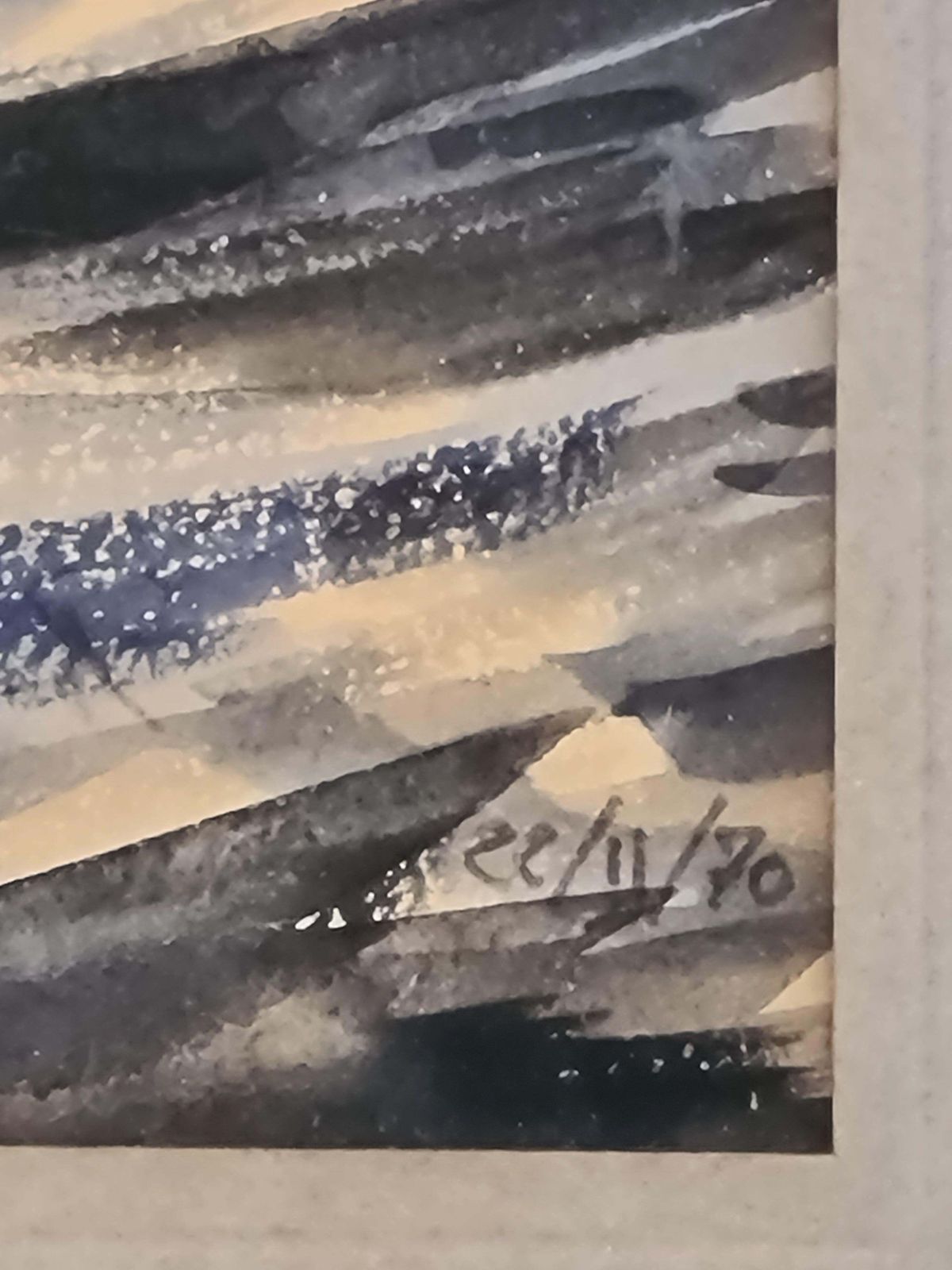 Unknowna Fishing Boat At Sea, Late Mid Century Gouache On Paper1970 photo for sale