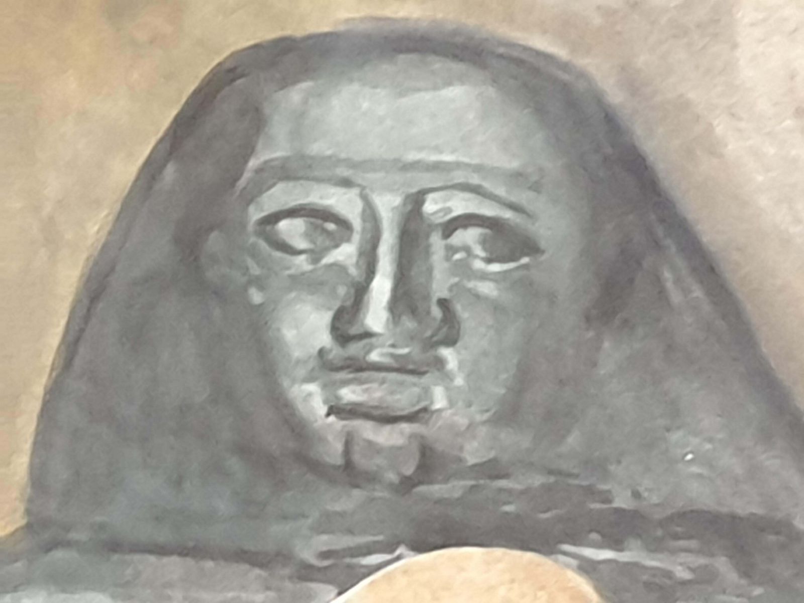 photo for sale Derek Carruthers Surrealist Painting On Paper, 'Godot', Artefacts Of Civilisations Lost1985