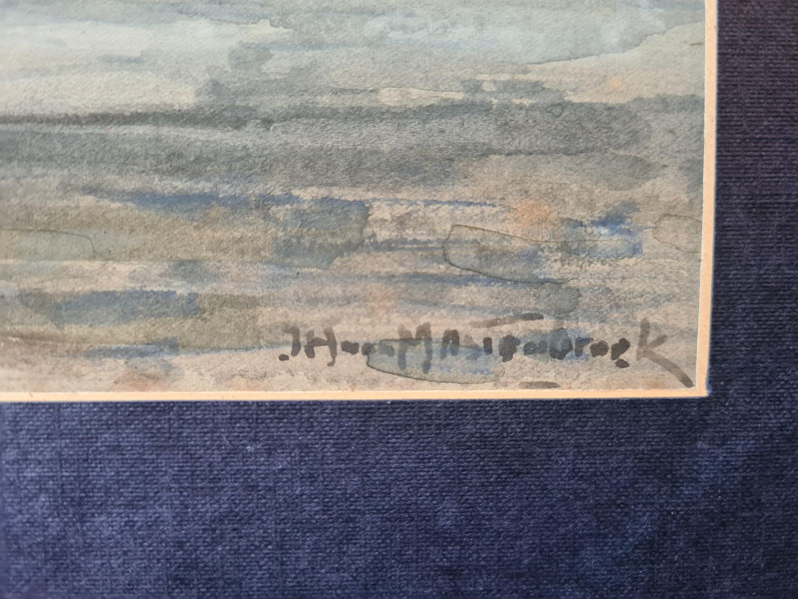 Johan Hendrik Van Mastenbroek Impressionist View Of The Leuvehaven In The Port Of Rotterdam, Dutch Watercolour 1920s photo furniture