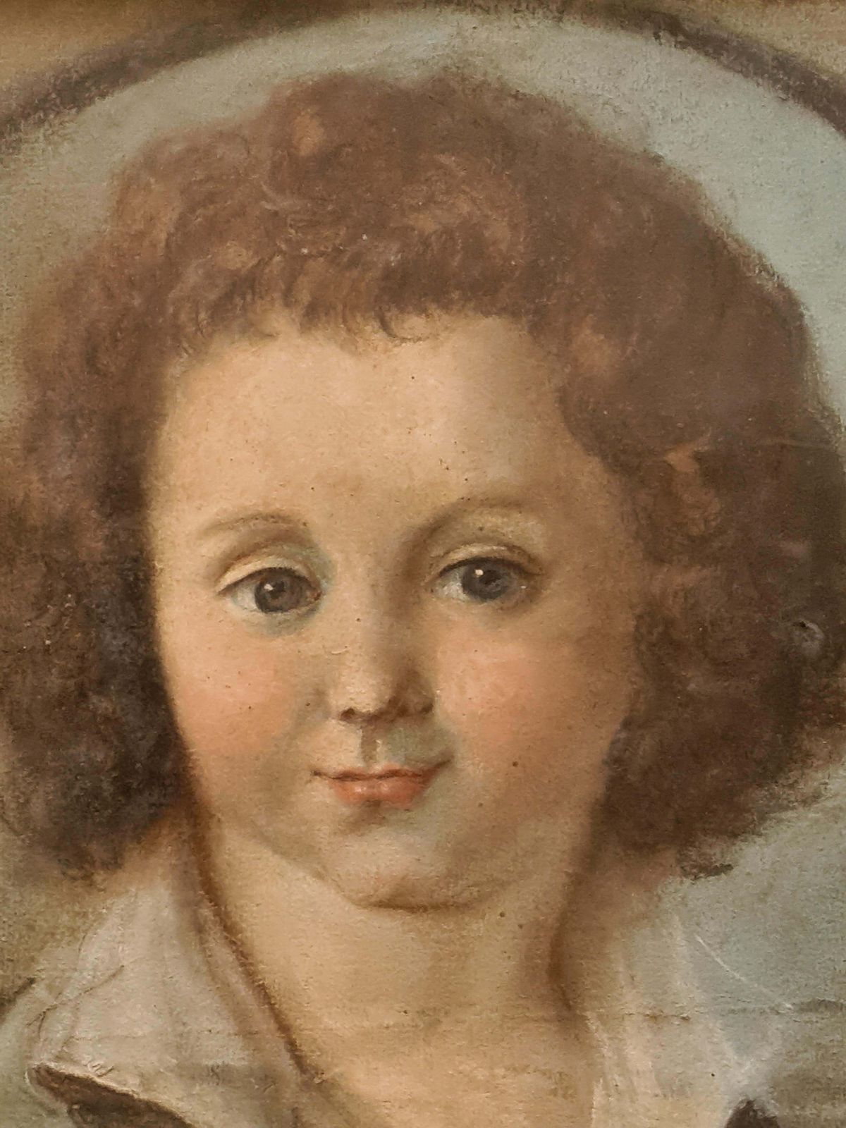 Unknownfrench 18th Century Pastel Portrait Of A Young Lady In Period Costume.18th Century photo for sale