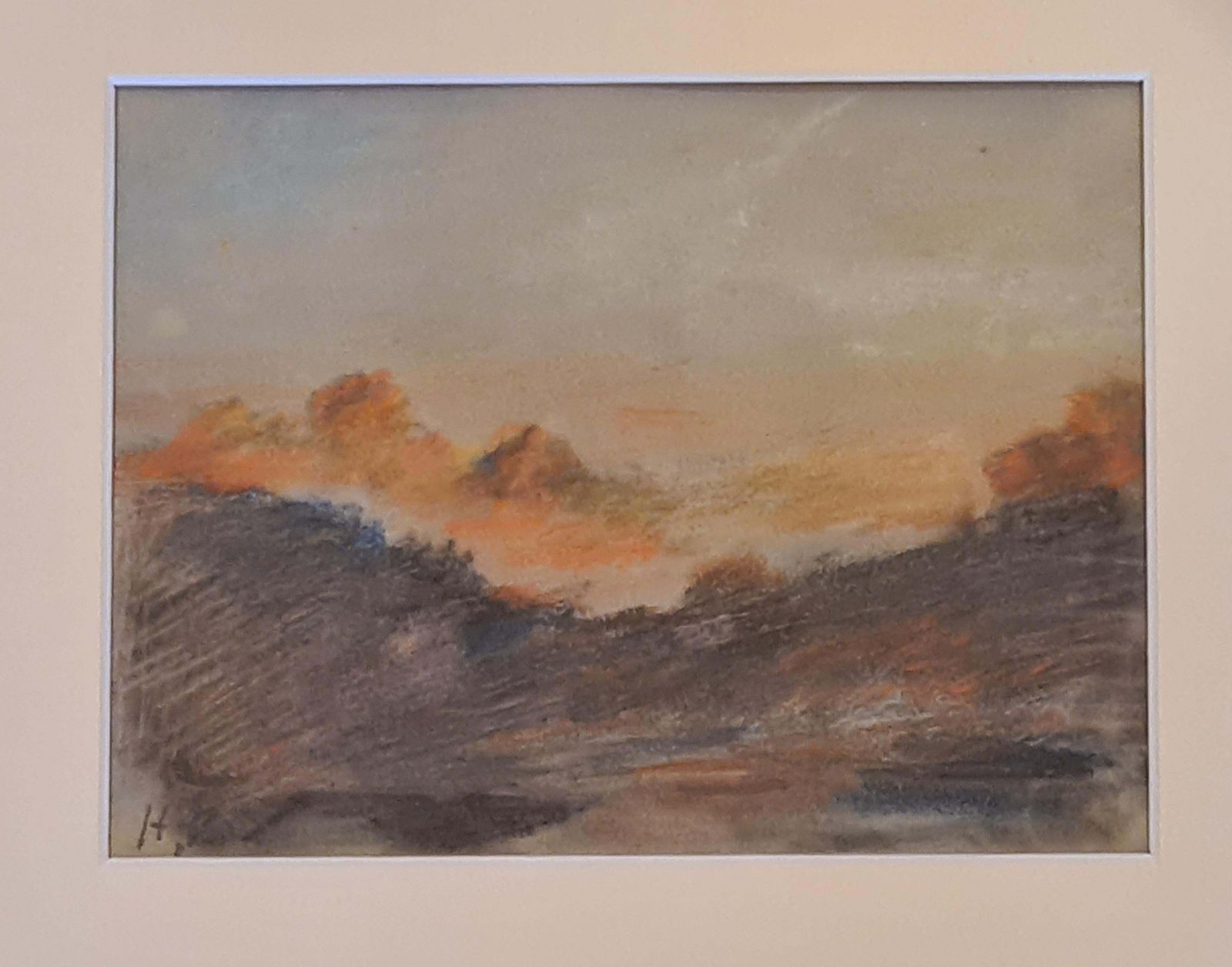 Hercules Brabazon Brabazonsunset On The Alpslate 19th Century photo Art